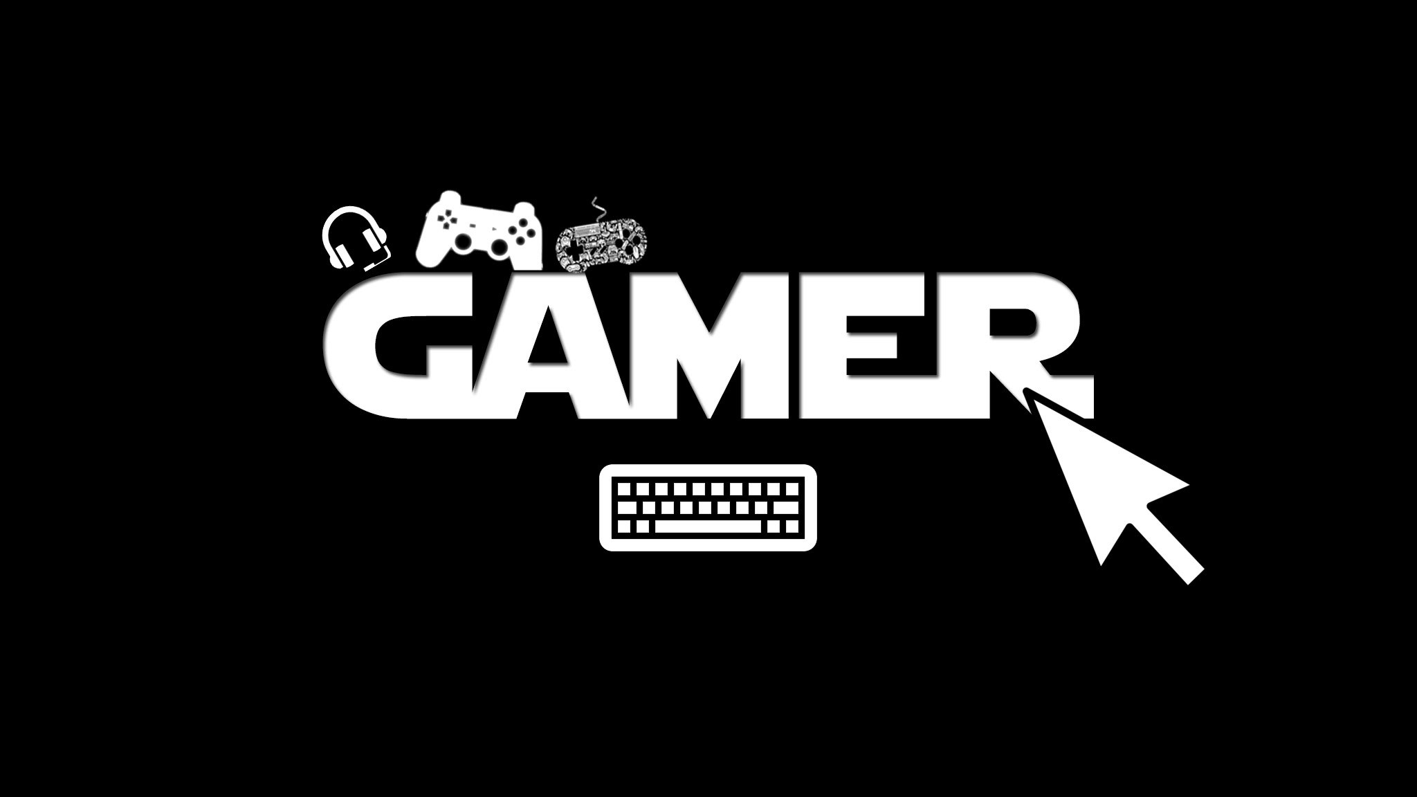 Скачать обои Наушники, Клавиатура, Gamer, Game, Геймпад, Геймер, раздел игры  в разрешении 2048x1152