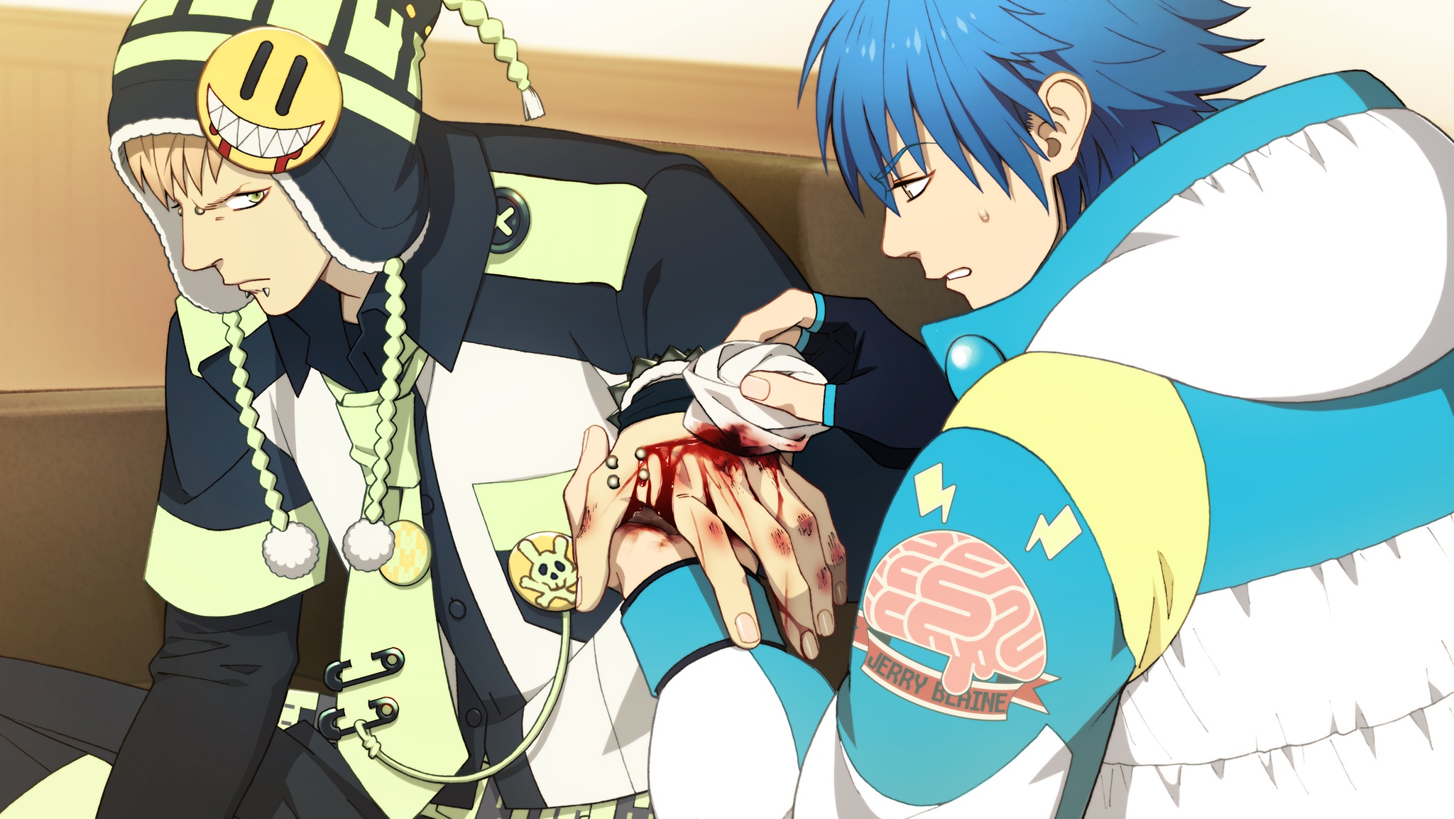 Обои DRAMAtical Murder, Noiz, Seragaki Aoba на телефон и рабочий стол,  раздел сёнэн, разрешение 2048x1153 - скачать