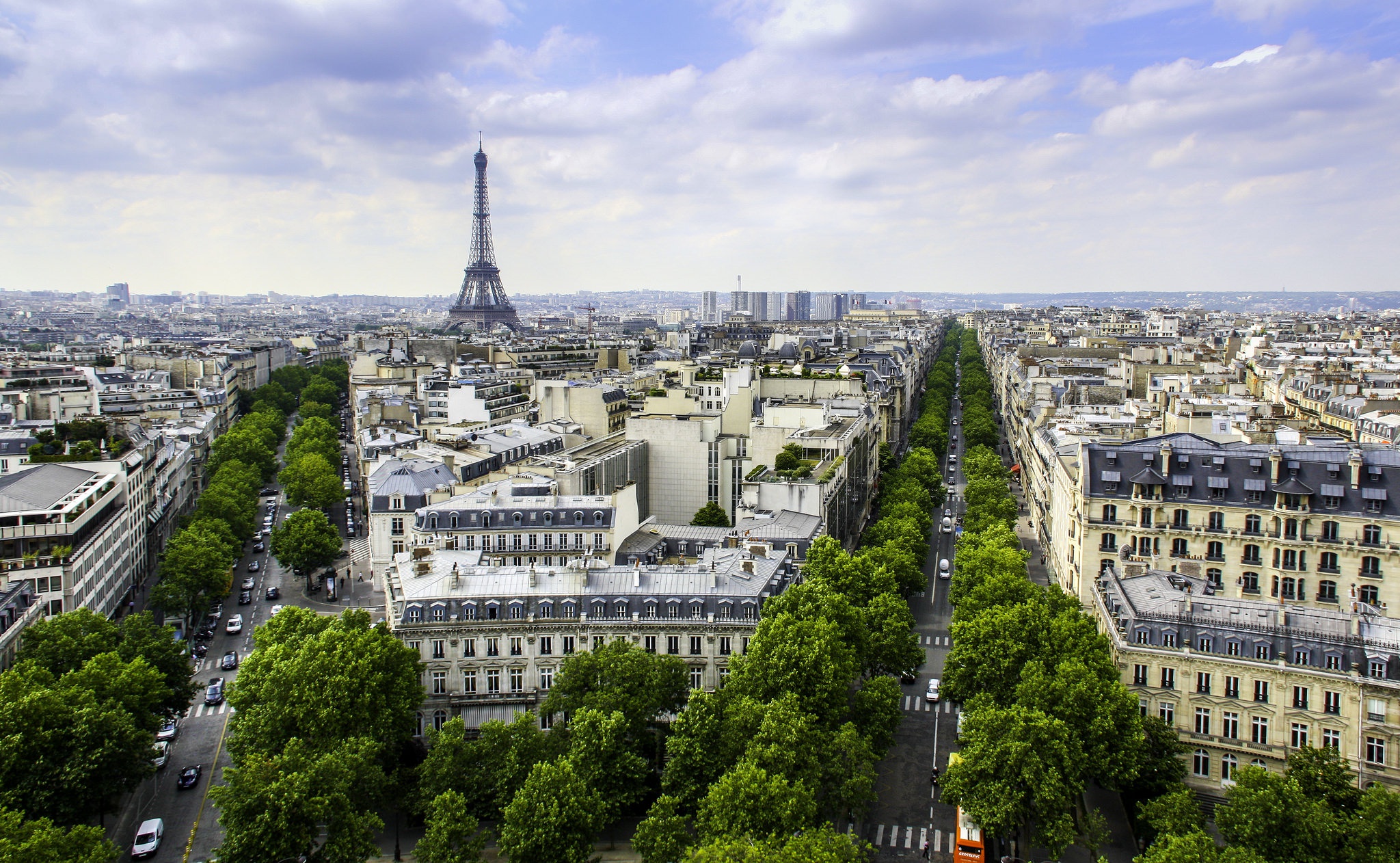 Область парижа. Париж Эйфель панорама. Панорама Парижа с Эйфелевой башни. Париж Елисейские поля панорама 2019 г. Панорама Париж улица.