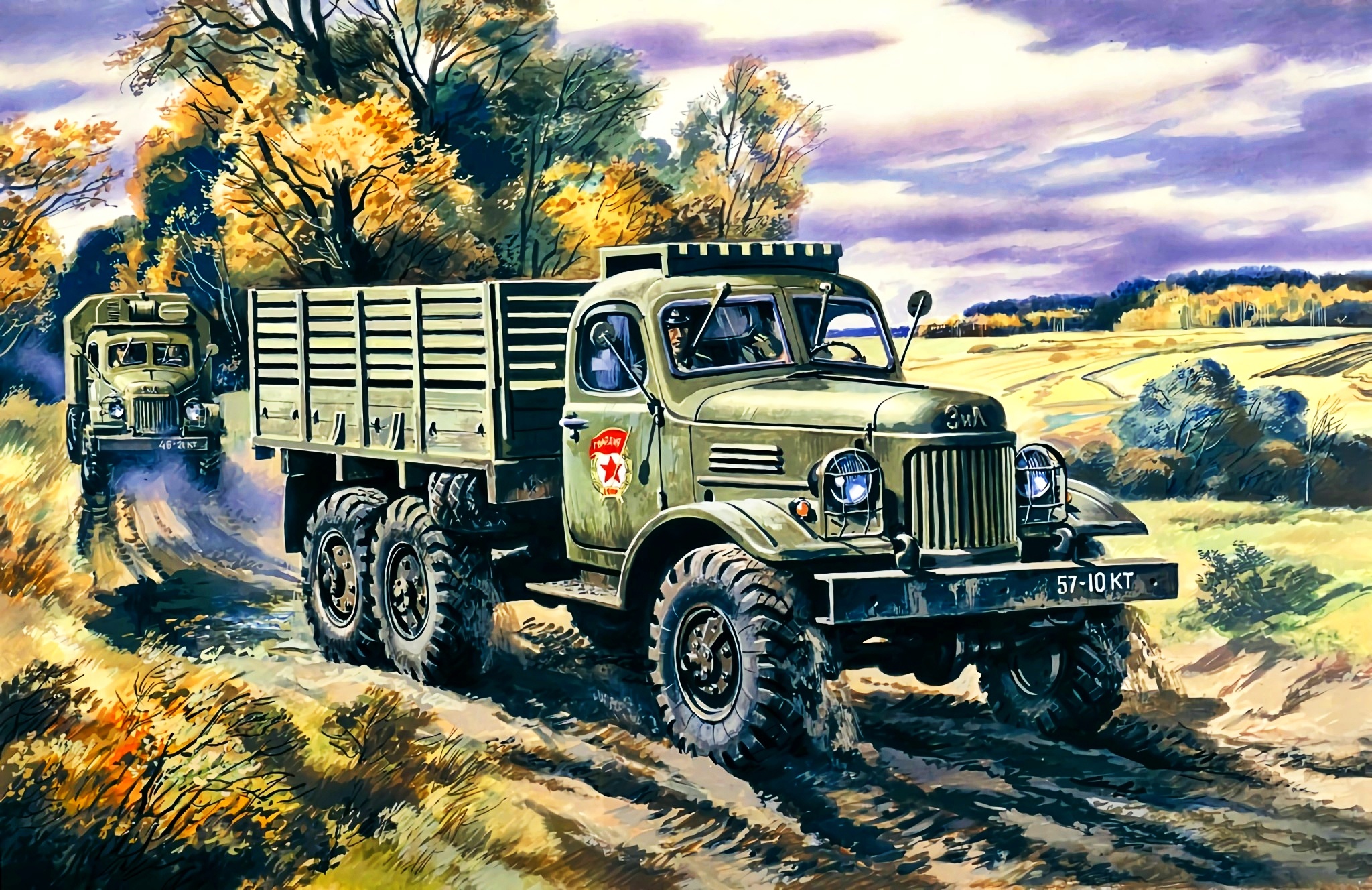 Военные советские машины
