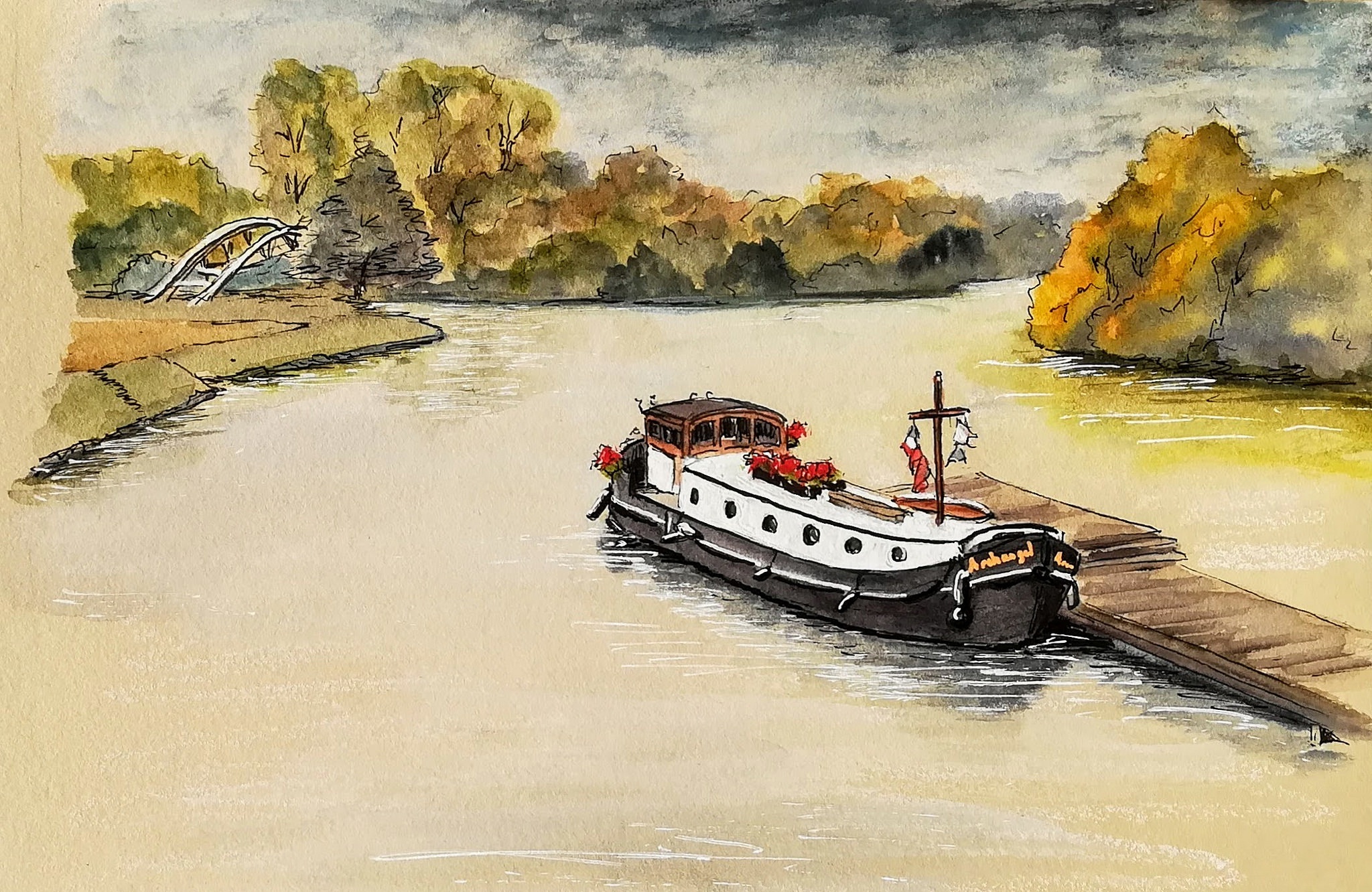Пароход отчалил. Колесный пароход Лев толстой. Пейзаж с пароходом. Речные пароходы в живописи. Баржа на реке живопись.