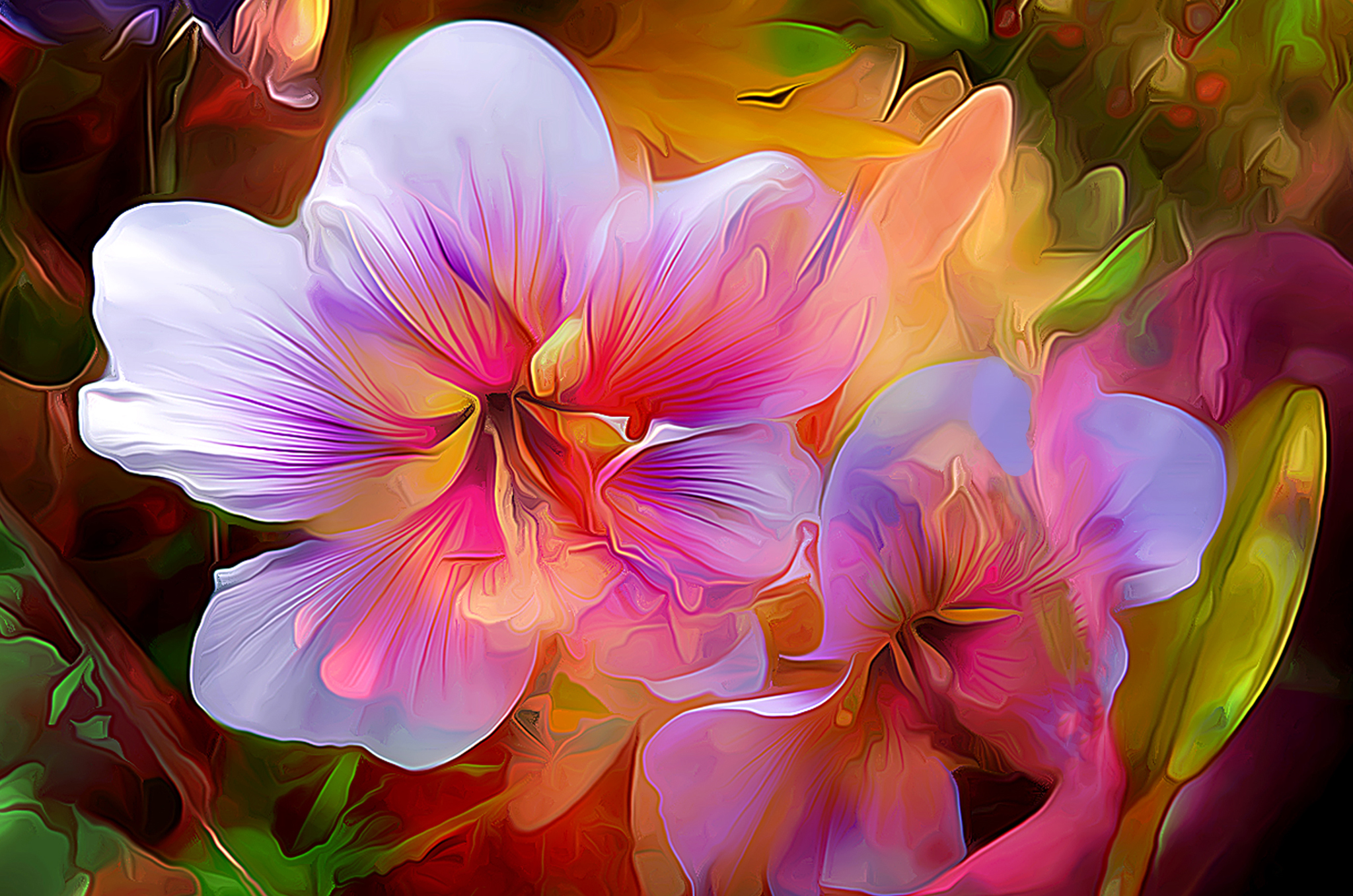 Яркие цветы сказочные. "Сказочный цветок"Дианы Эловой.. Яркие цветы. Фантастические цветы. Цветы фэнтези.