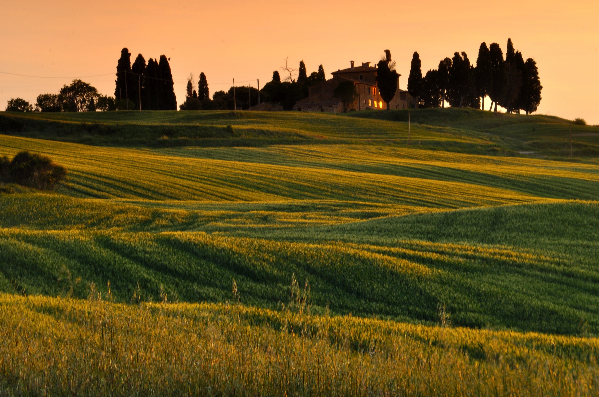 Italy 4 me. Тоскана. Северная Тоскана. Italy morning Долина Тоскана. Италия провинция Тоскана Восход.