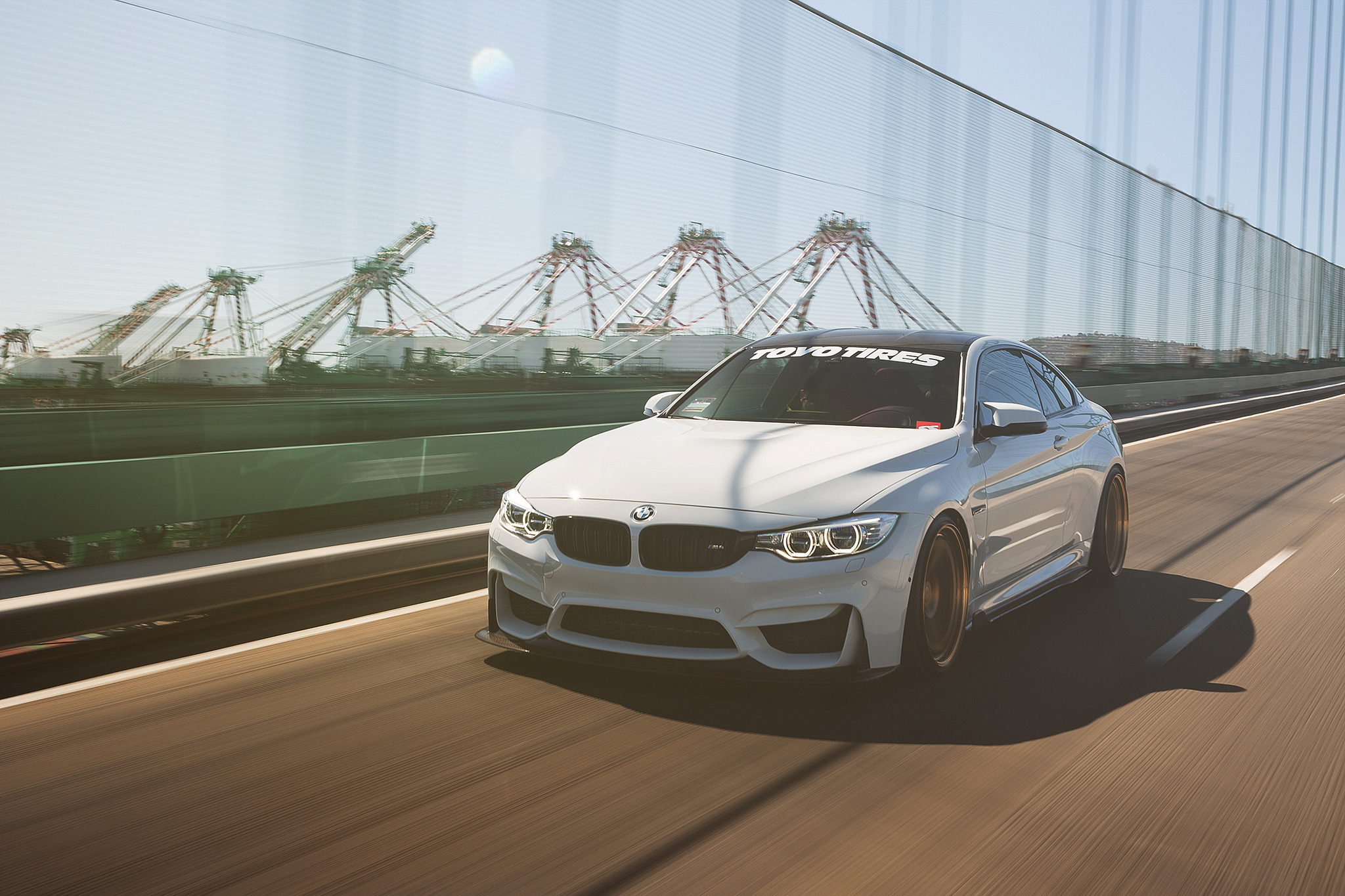 BMW m4 White Tuning