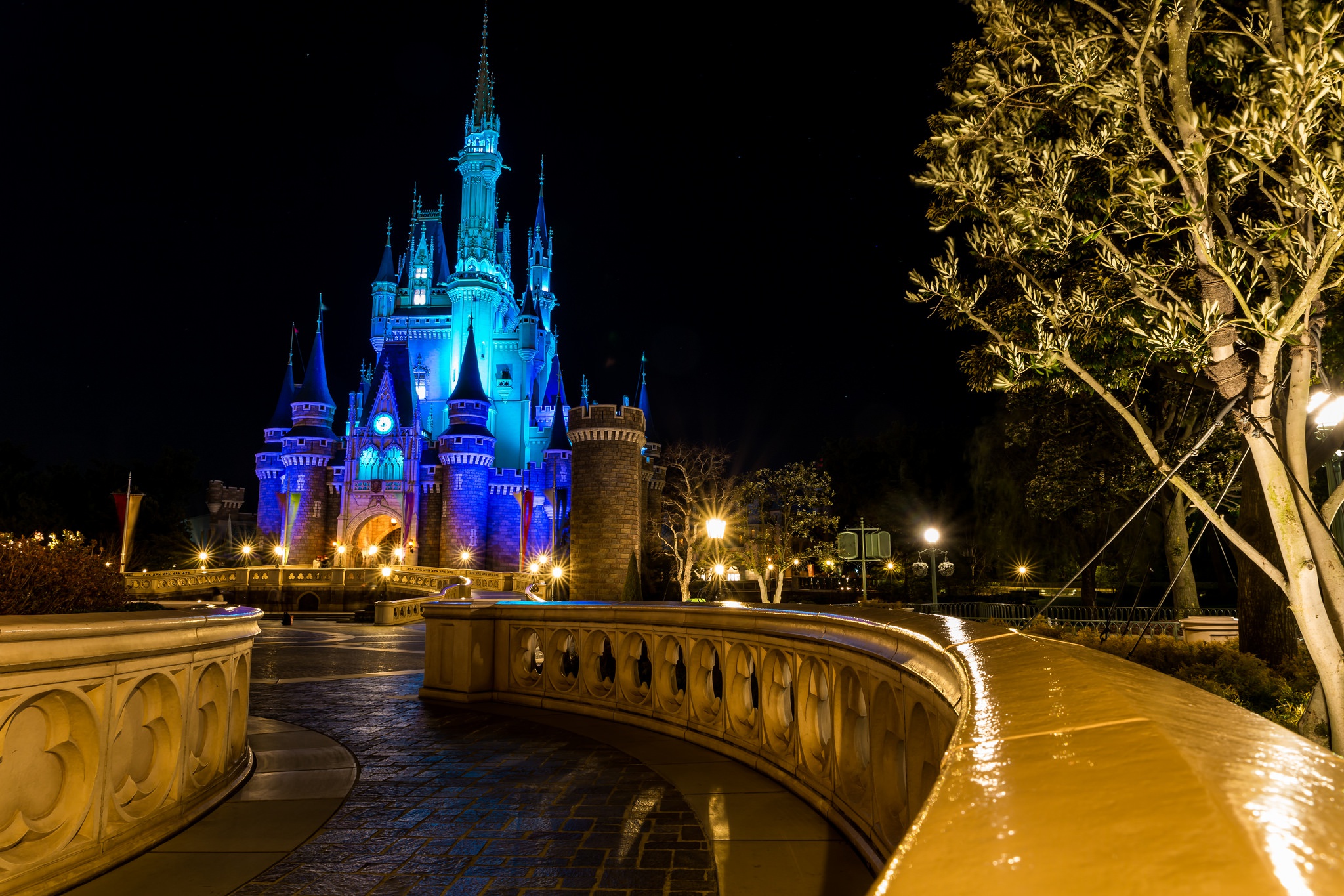 Night castle. Замок Золушки Бавария. Замок Диснея ночью. Франция замок ночью. Вечерний парк и замок.