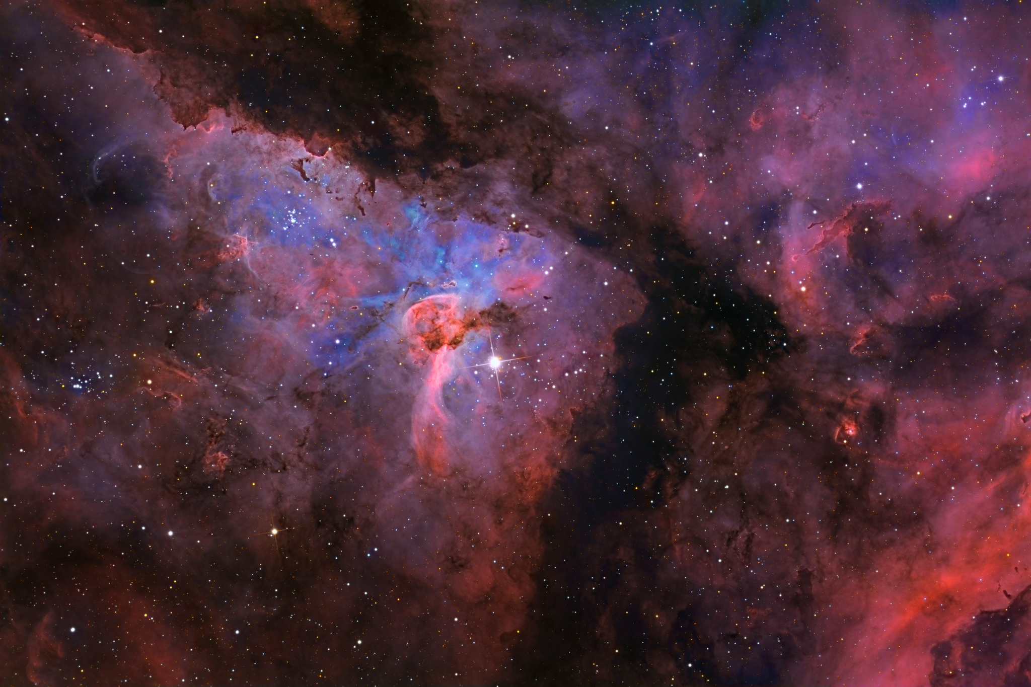 Новелла межзвездная. Туманность NGC 3372. NGC 3372 туманность киля. Туманность киля Хаббл.