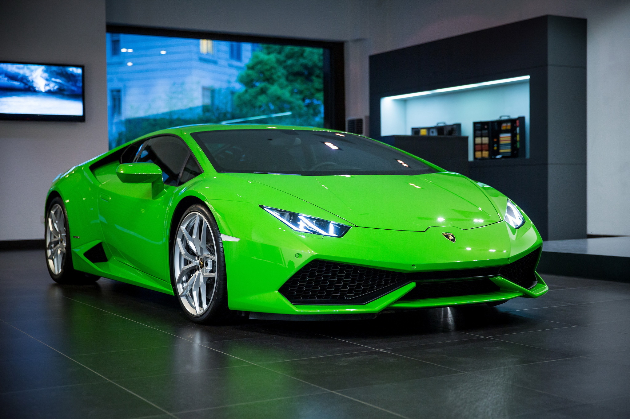 Lamborghini Green Color