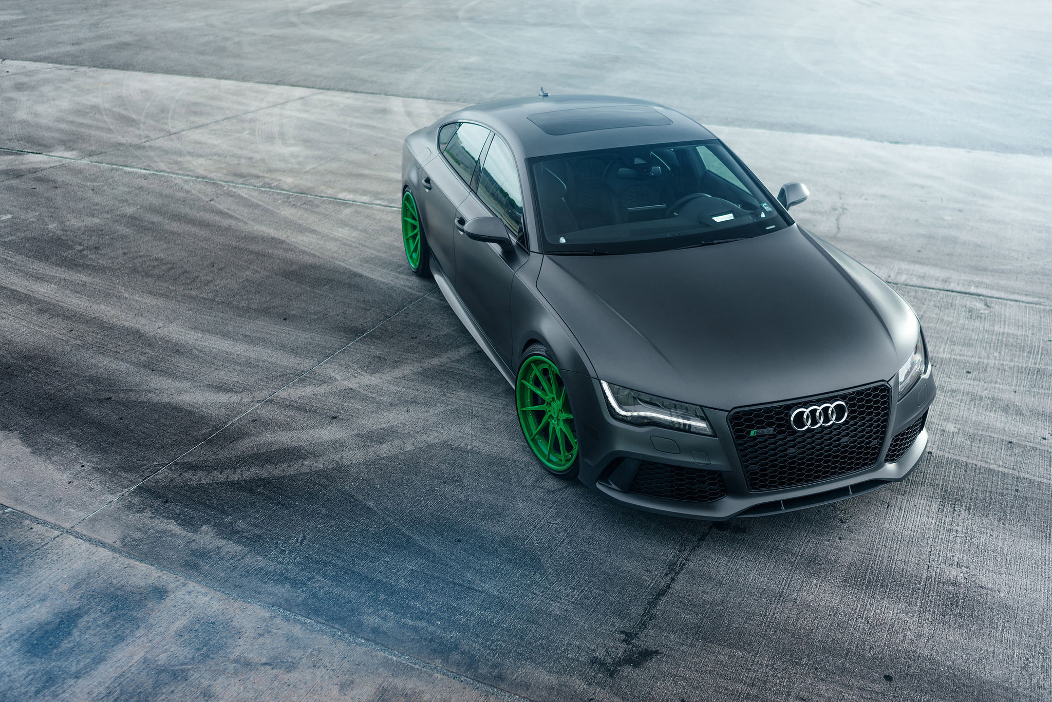 Audi rs7 Green