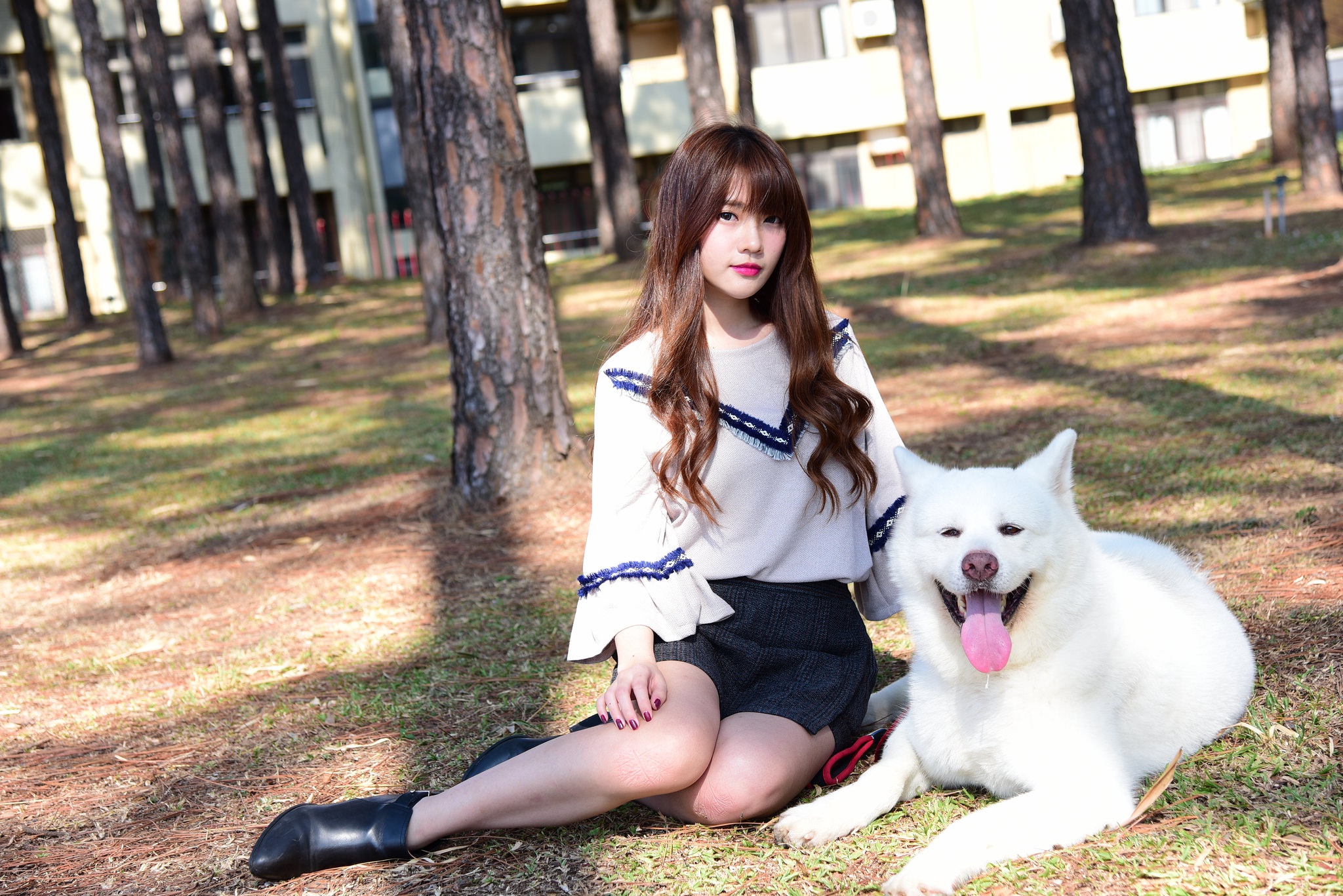 азиатка с собакой онлайн фото 58