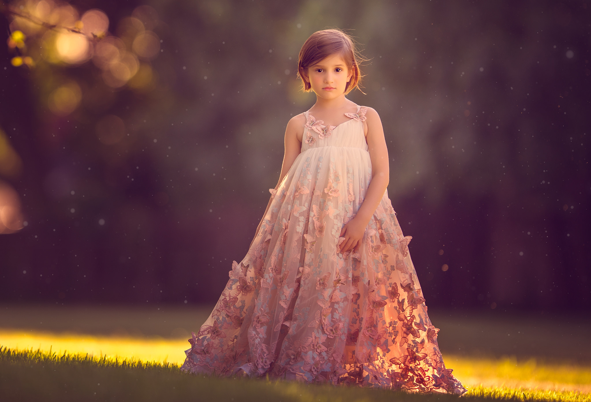 фото девочек маленькие в платьях