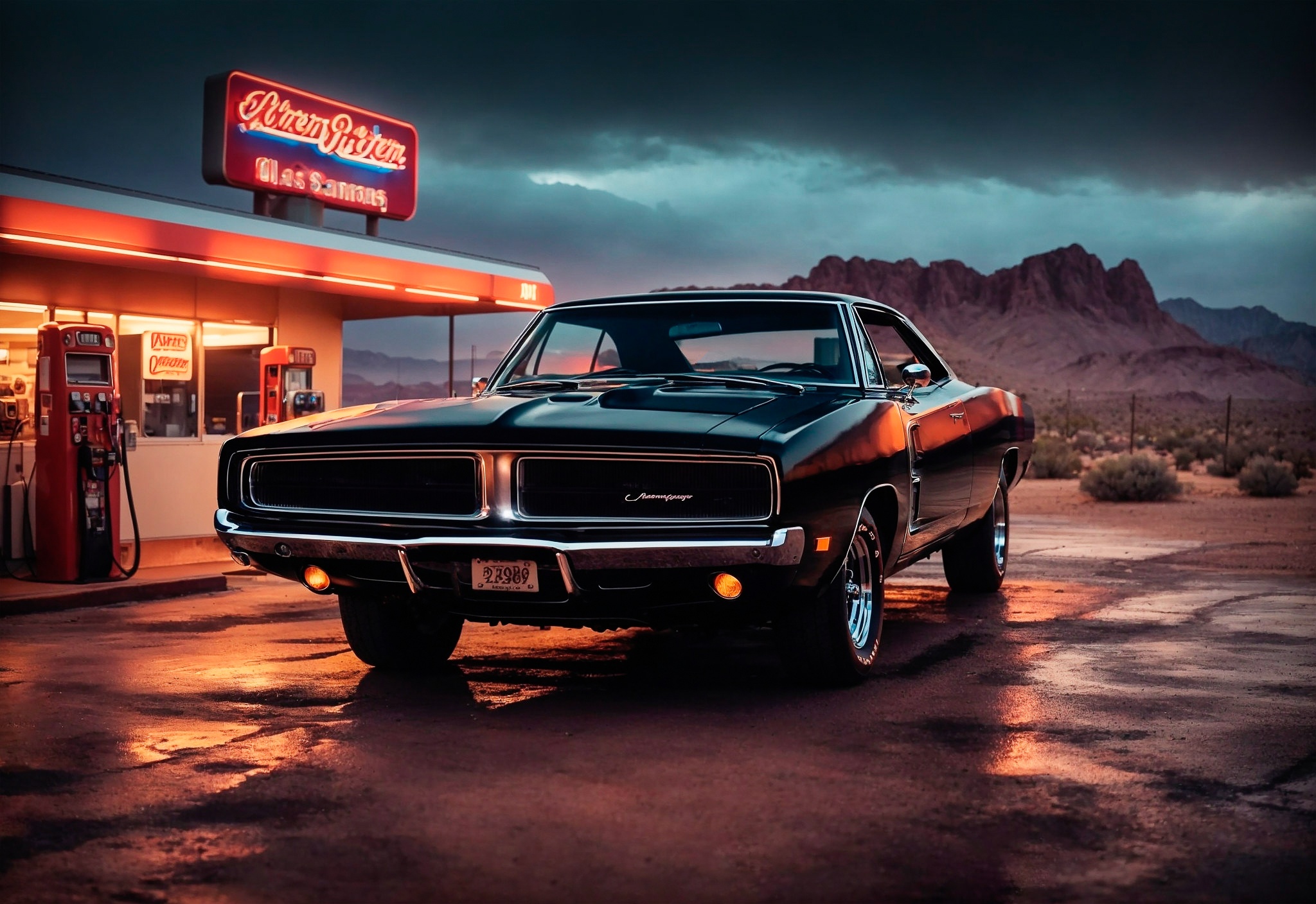 Dodge Charger 1969 Рё РґРµРІСѓС€РєРё