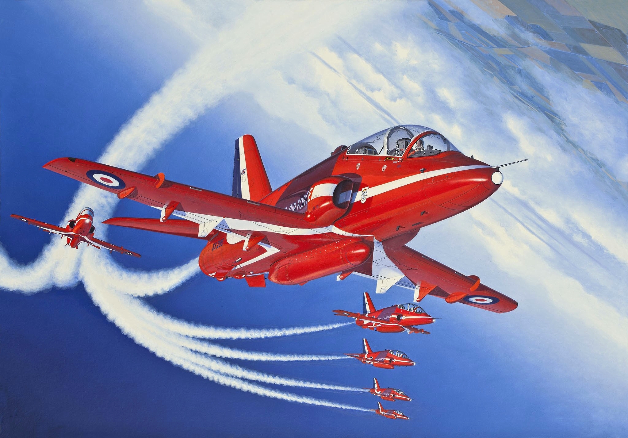 Red planes