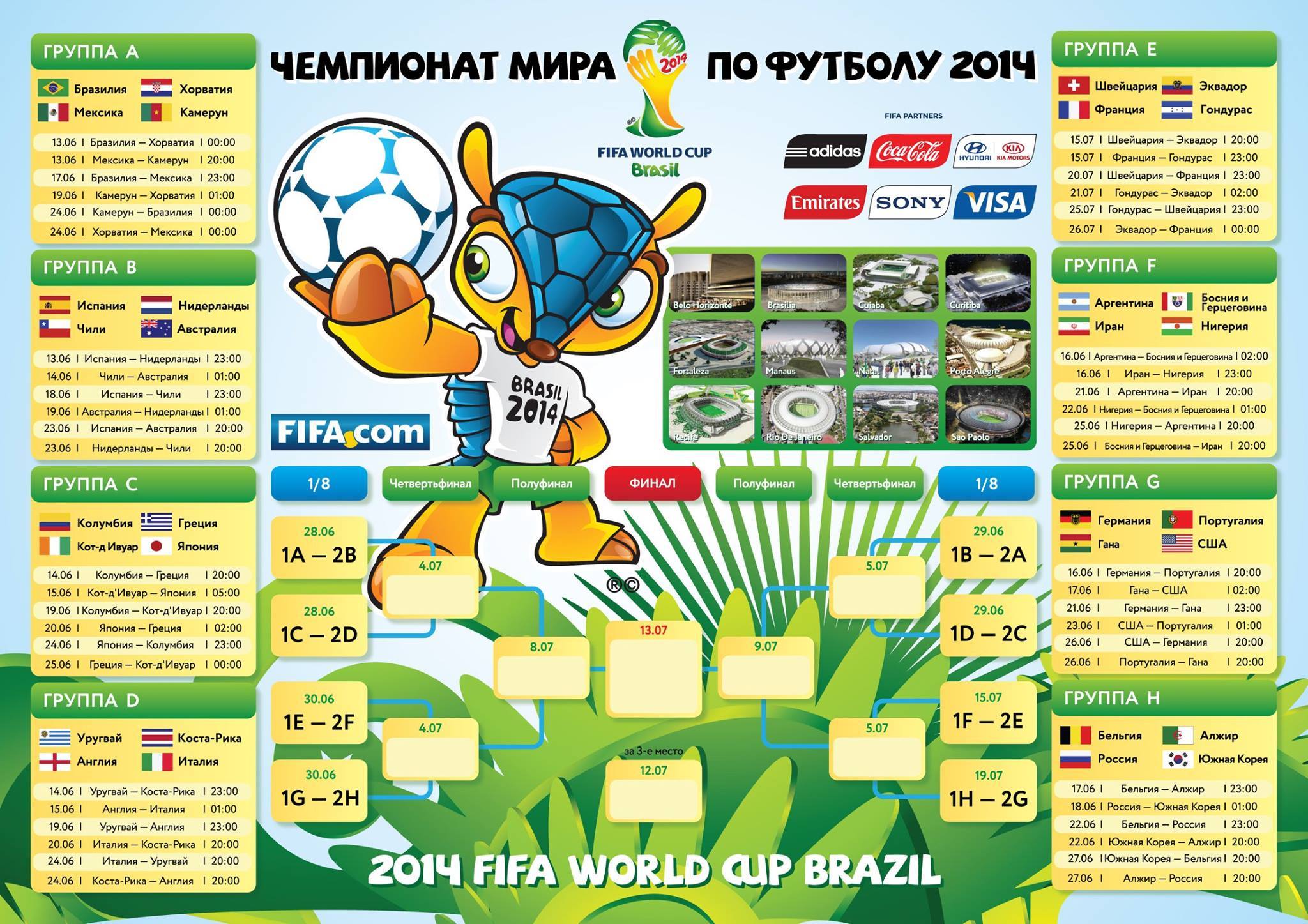 Обои Футбол, Бразилия, Championship, World Cup, Календарь, Brasil, FIFA, 2014  на телефон и рабочий стол, раздел спорт, разрешение 2048x1447 - скачать