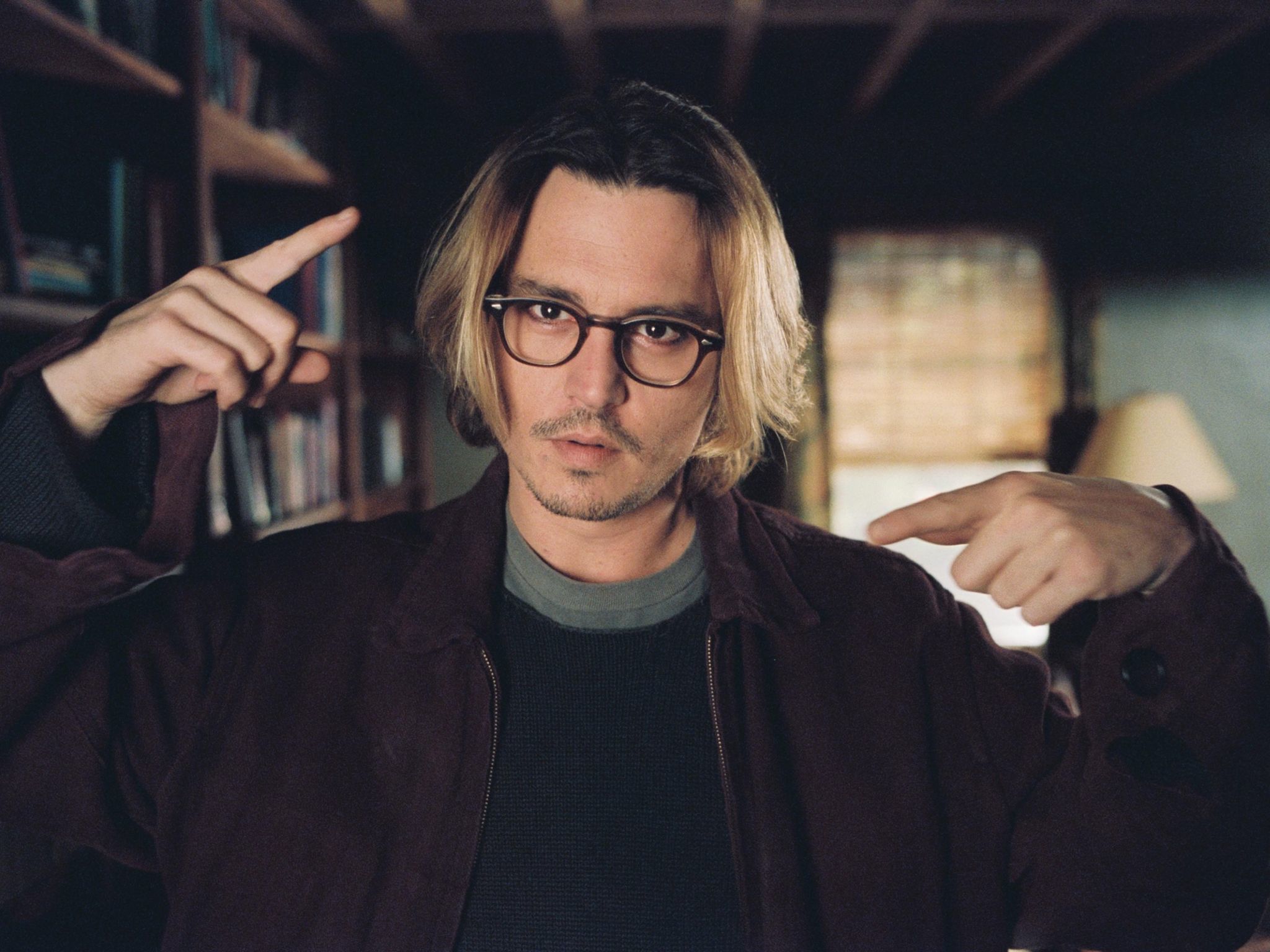 Обои фильм, Johnny Depp, волосы, очки, Джонни Депп, мужчина, Secret Window, Тайное  окно на телефон и рабочий стол, раздел фильмы, разрешение 2048x1536 -  скачать