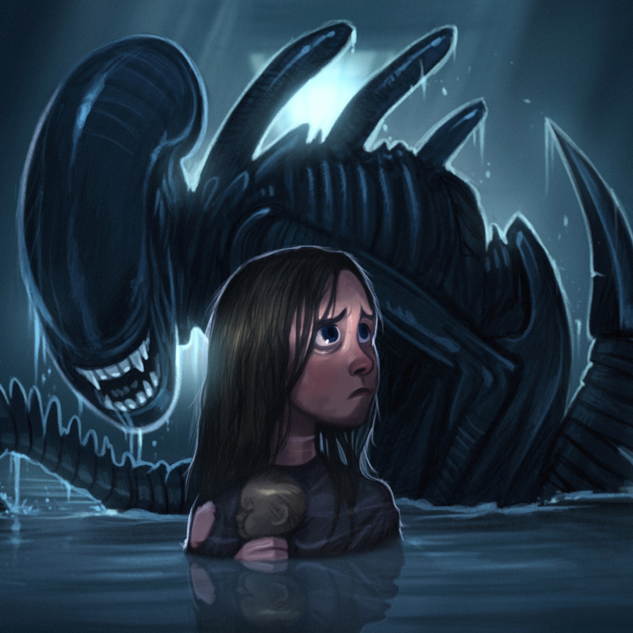 Dевушки " xenomorph