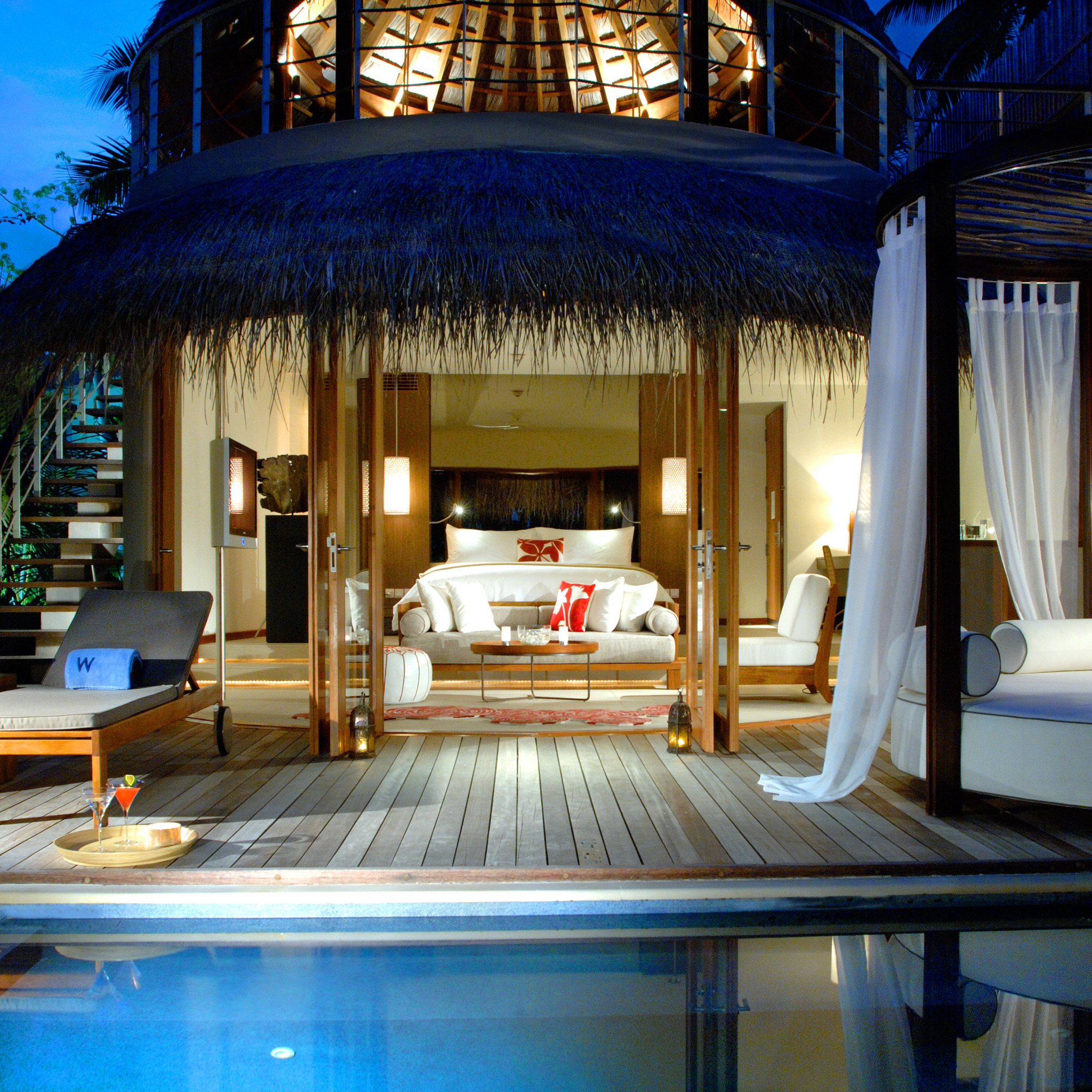 Очень красивые отели. W Retreat & Spa 5*, Мальдивы.. Мальдивы Парадайз бунгало. Бунгало на Бали. Бали остров бунгало.