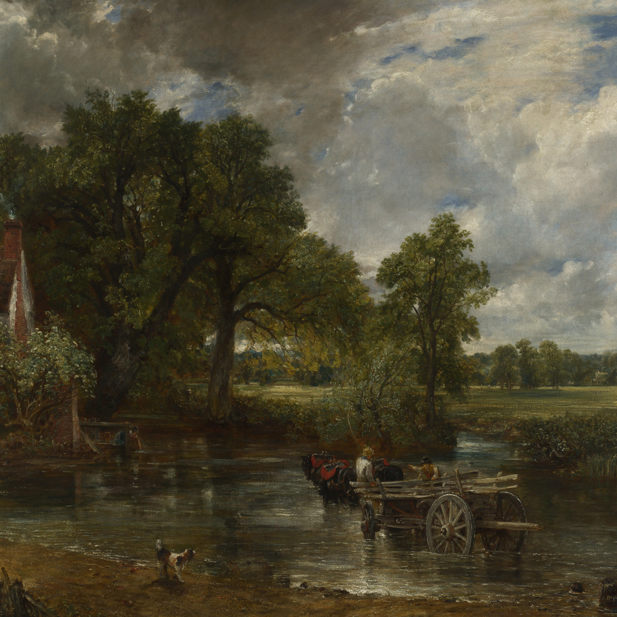 Джон картин. John Constable 1776-1837 the hay Wain. Художник Джон констебль. Джон Констебл белая лошадь. Джон Констебл телега для сена 1821.