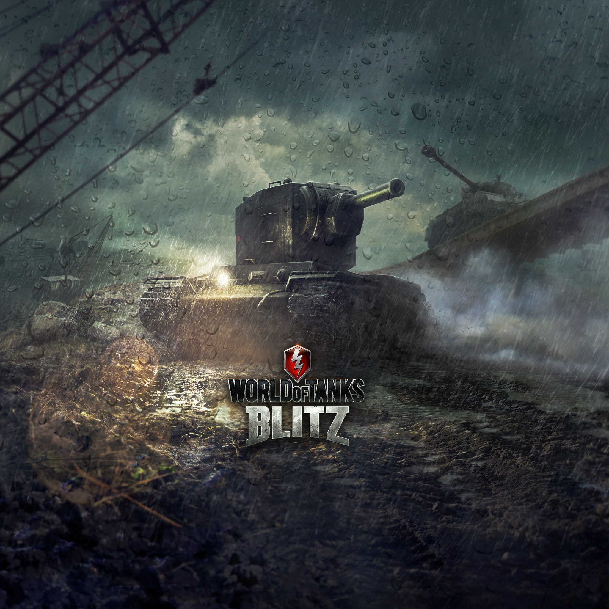 Обои КВ-2, World of Tanks, Мир Танков, Wargaming Net, WoTB, Blitz, WoT:  Blitz, World of Tanks: Blitz на телефон и рабочий стол, раздел игры,  разрешение 2048x2048 - скачать