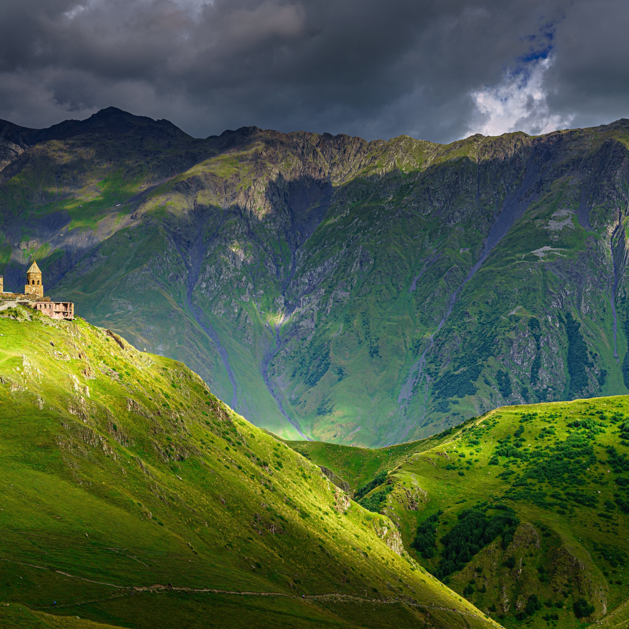 Kazbegi Грузия достопримечательности