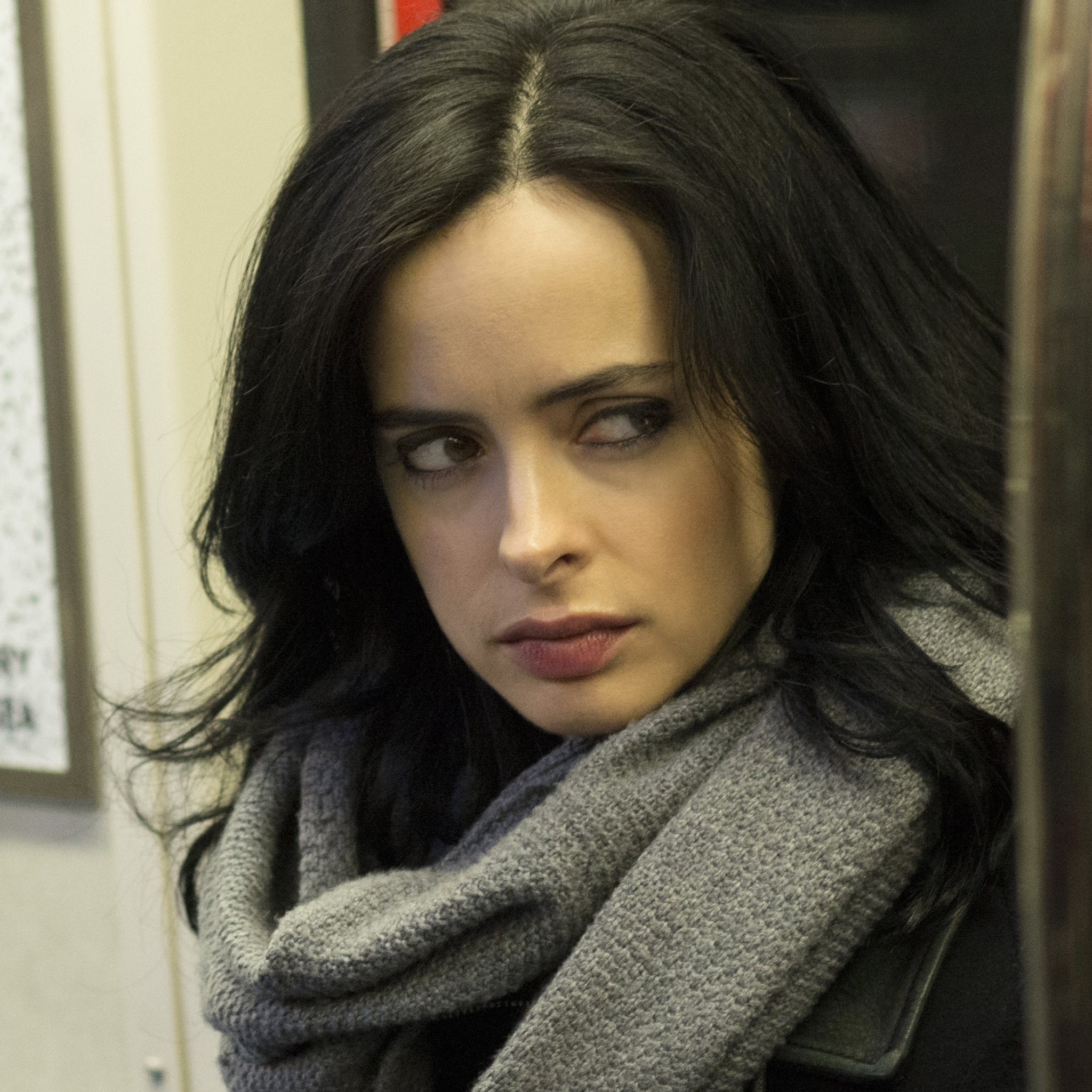 Скачать обои Krysten Ritter, Кристен Риттер, Jessica Jones, Джессика Джонс,  раздел фильмы в разрешении 2048x2048