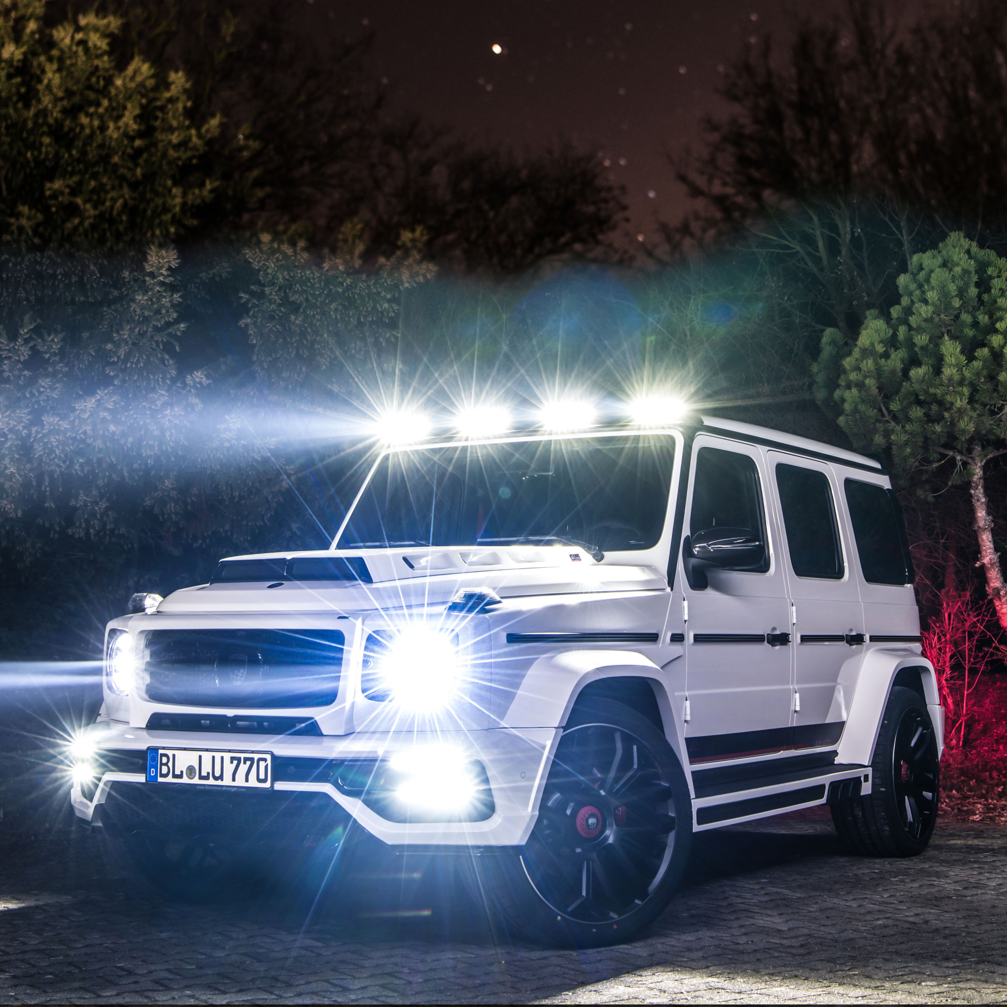 AMG g63 стробоскопы