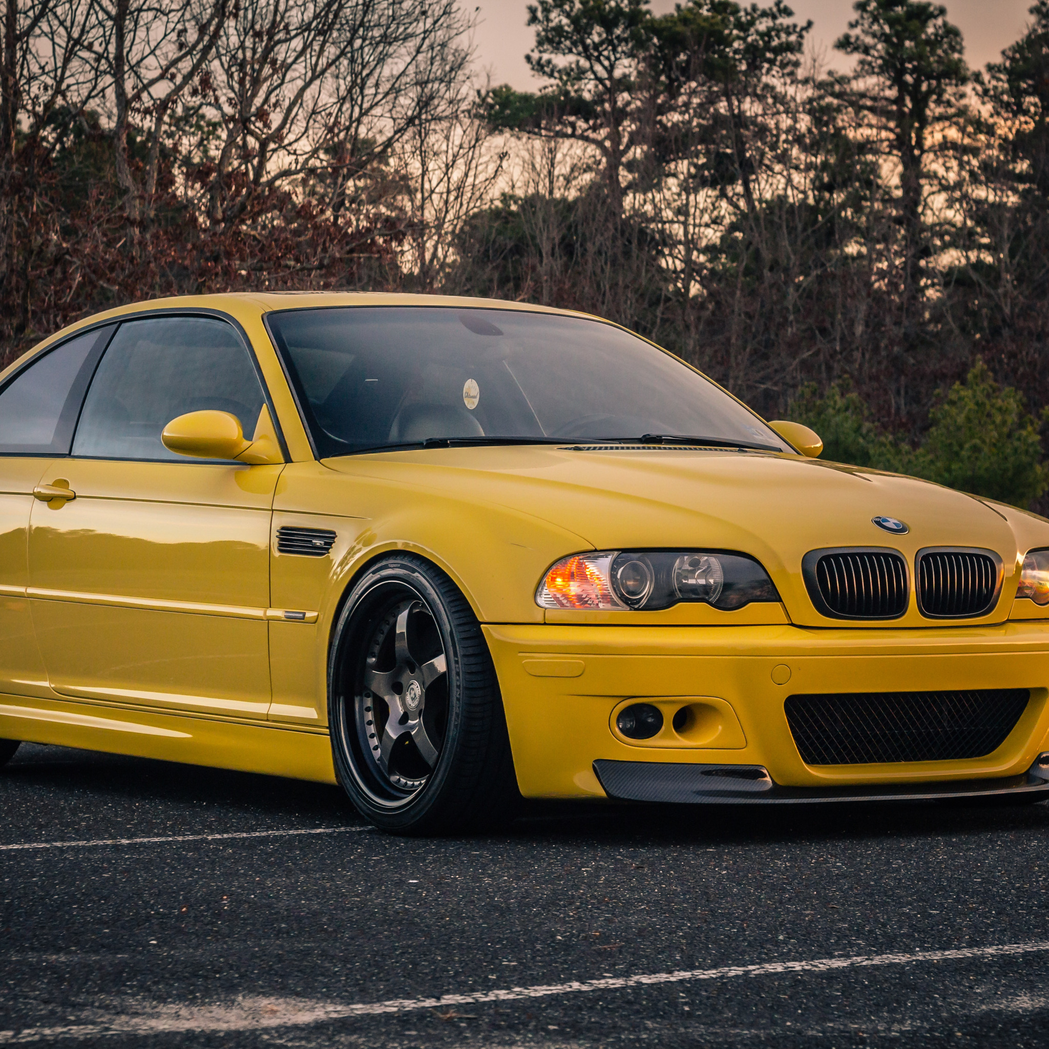 BMW m3 e46 желтая