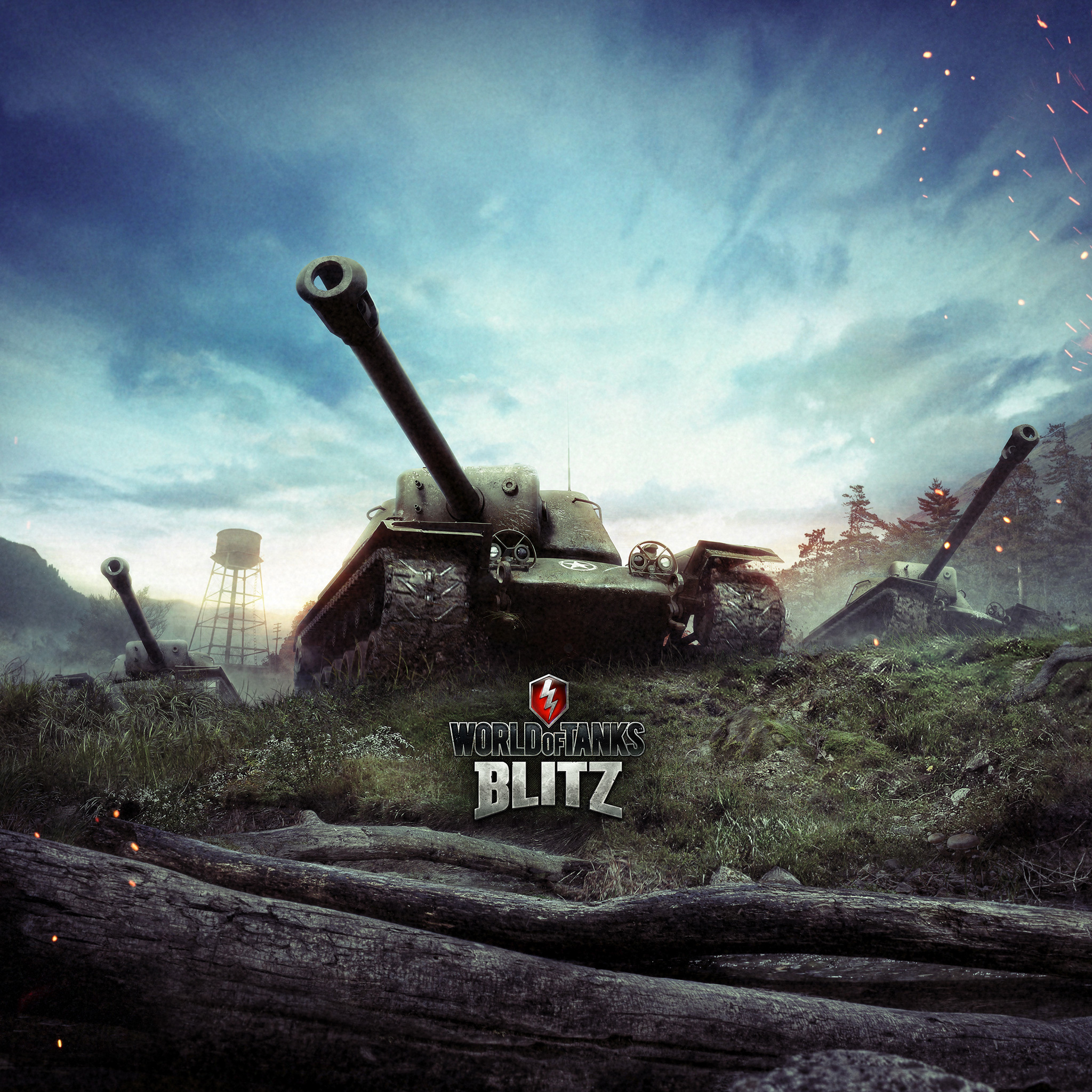 Обои World of Tanks, ПТ-САУ, Мир Танков, T110E4, Wargaming Net,  Противотанковые САУ, Blitz, WoT: Blitz на телефон и рабочий стол, раздел  игры, разрешение 2048x2048 - скачать