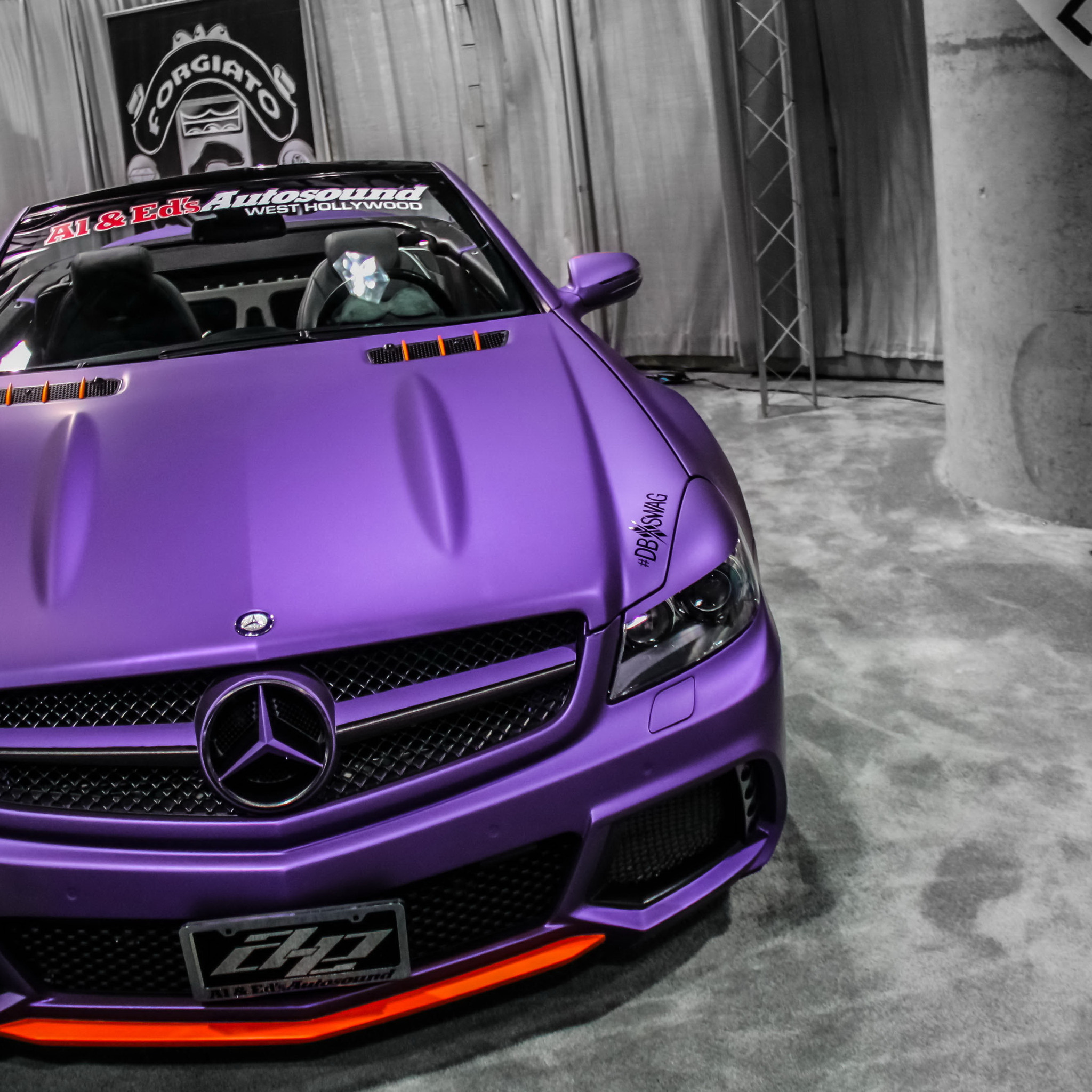 Mercedes Benz AMG Purple