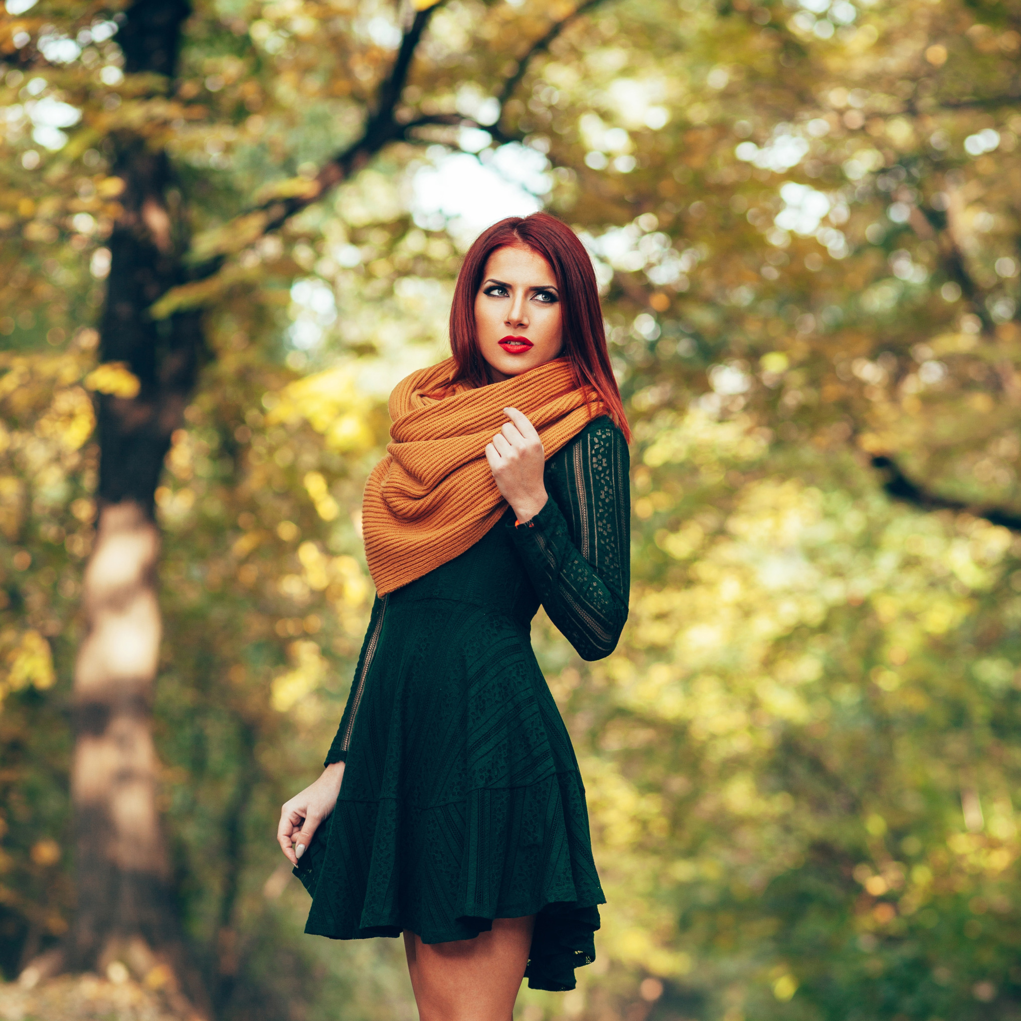 autumn by Alena Kycher / 500px White fantasy dress, Fall photoshoot, Fantasy pho