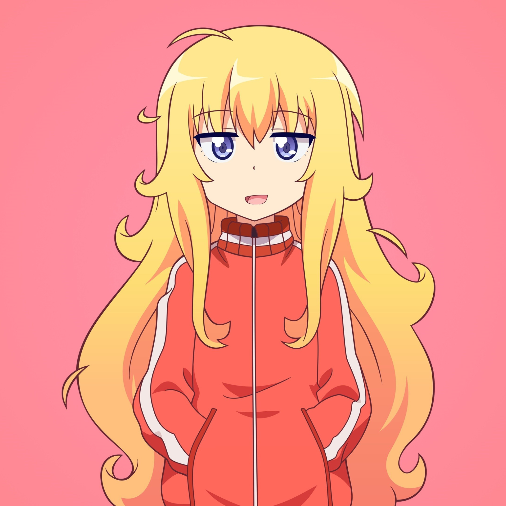 Скачать обои anime, angel, blonde, asian, japanese, Gabriel, tenshi,  Gabriel DropOut, раздел сёдзё в разрешении 2048x2048