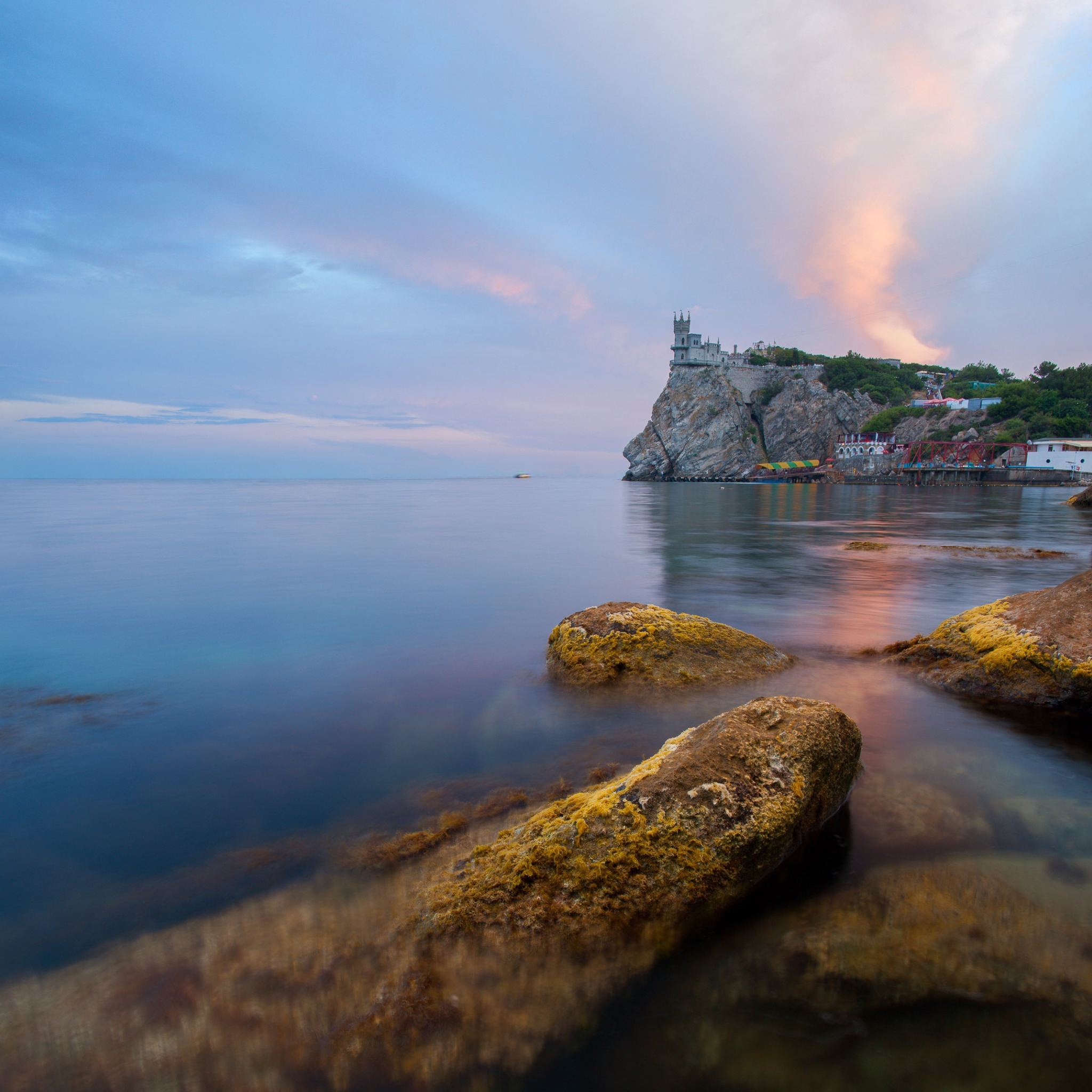 Ялта Ласточкино гнездо с моря