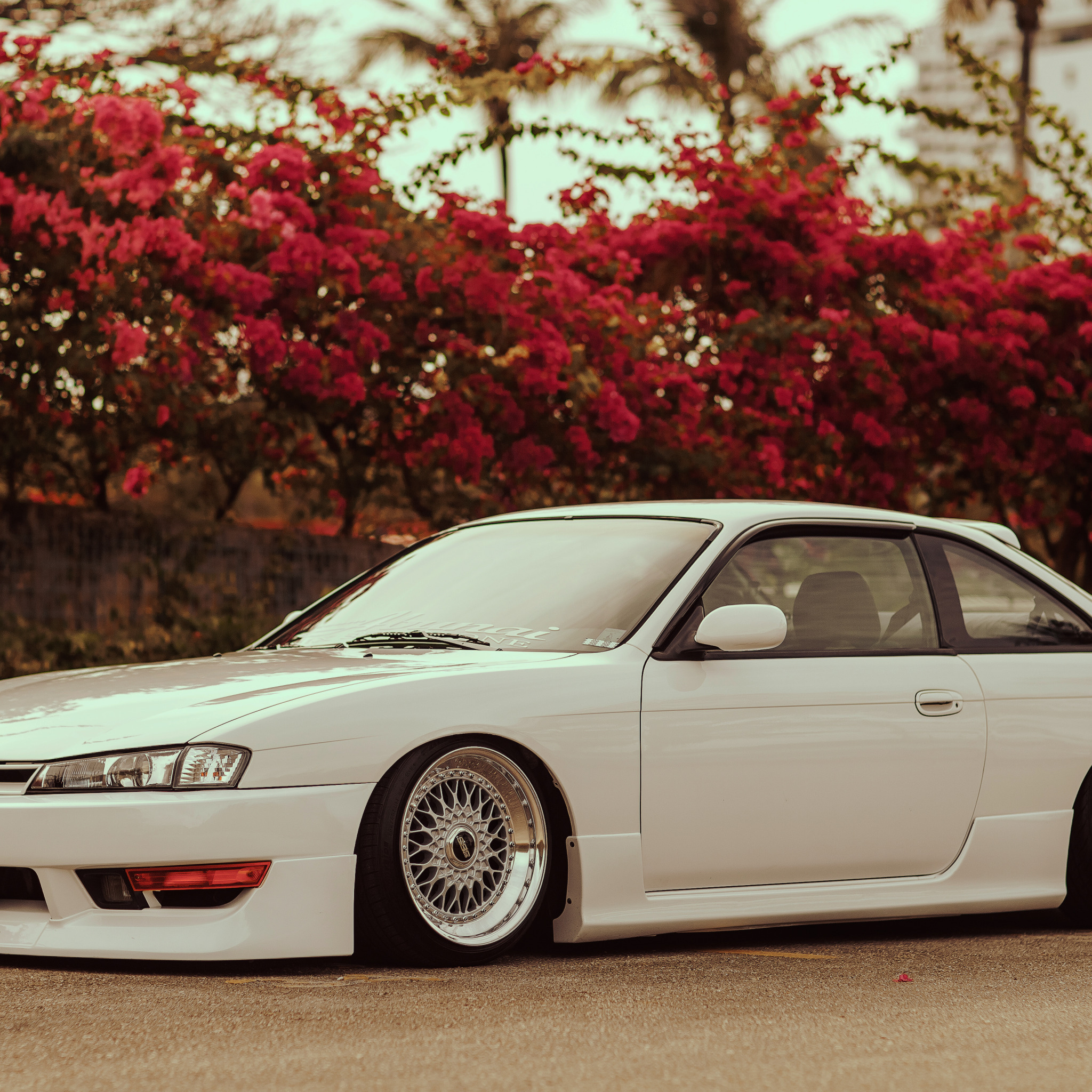 Nissan Silvia s14 белая