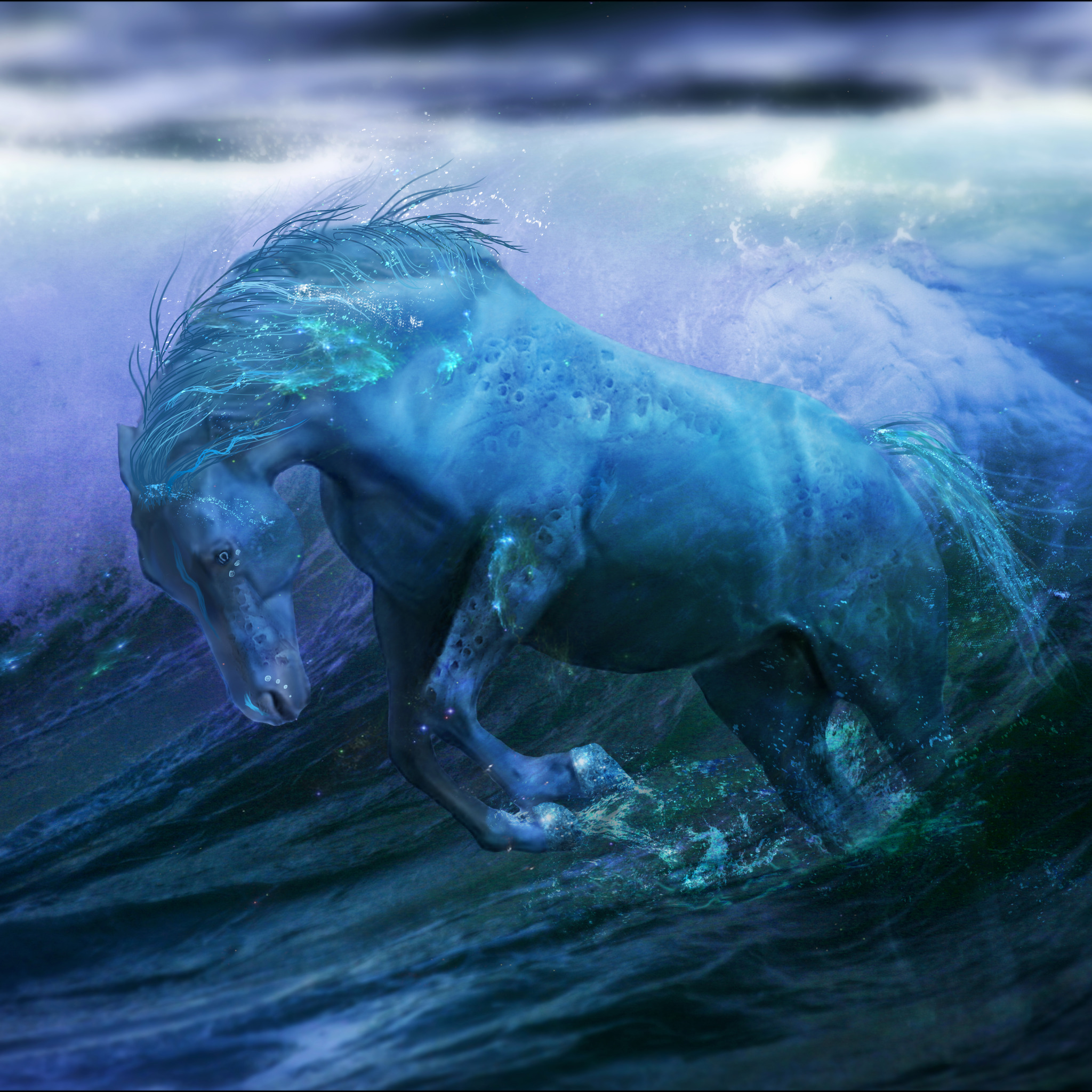 Водяная лошадь это. Келпи лошадь. Келпи мифология.