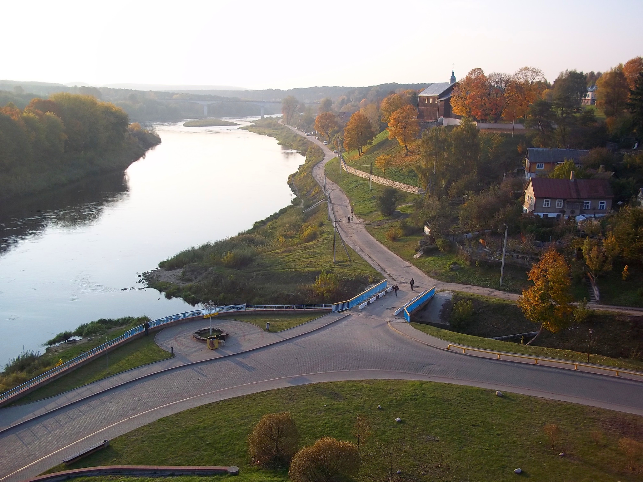 Неман река вид на Коложскую Церковь