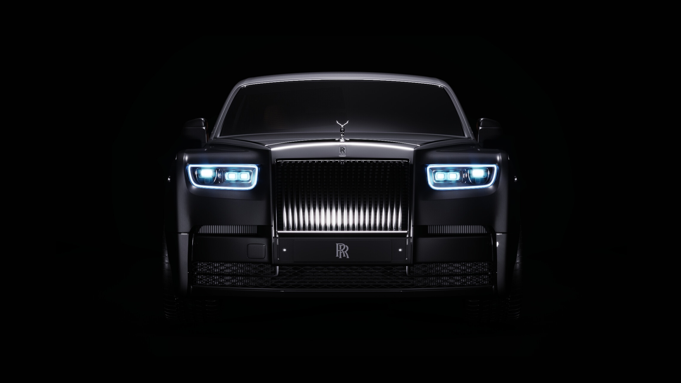 Скачать обои Авто, Phantom, Машина, Фары, Car, Rolls-Royce Phantom, Art,  Render, раздел другие марки в разрешении 2290x1290