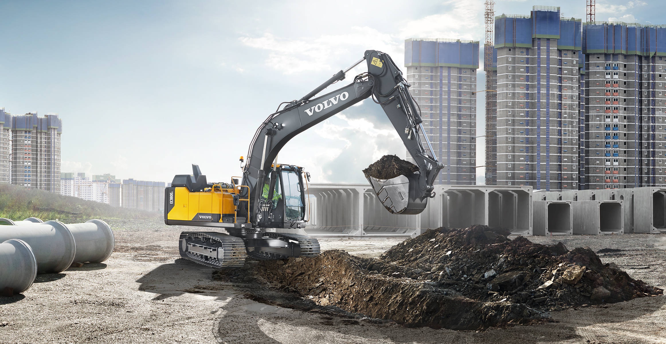 Аренда строительство земли. Volvo ec170d. Вольво 170 экскаватор. Гусеничный экскаватор Volvo ec170d. Экскаватор Вольво 160 гусеничный.