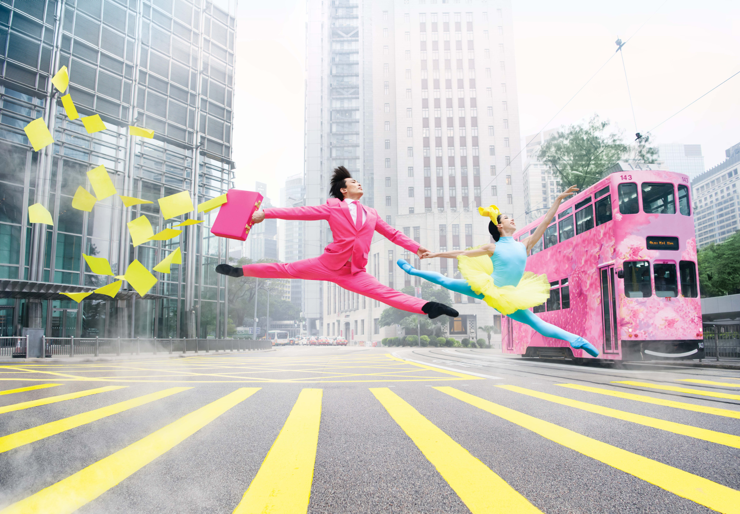Hong Kong Ballet. Яркие фото. Танцоры. Яркая реклама.