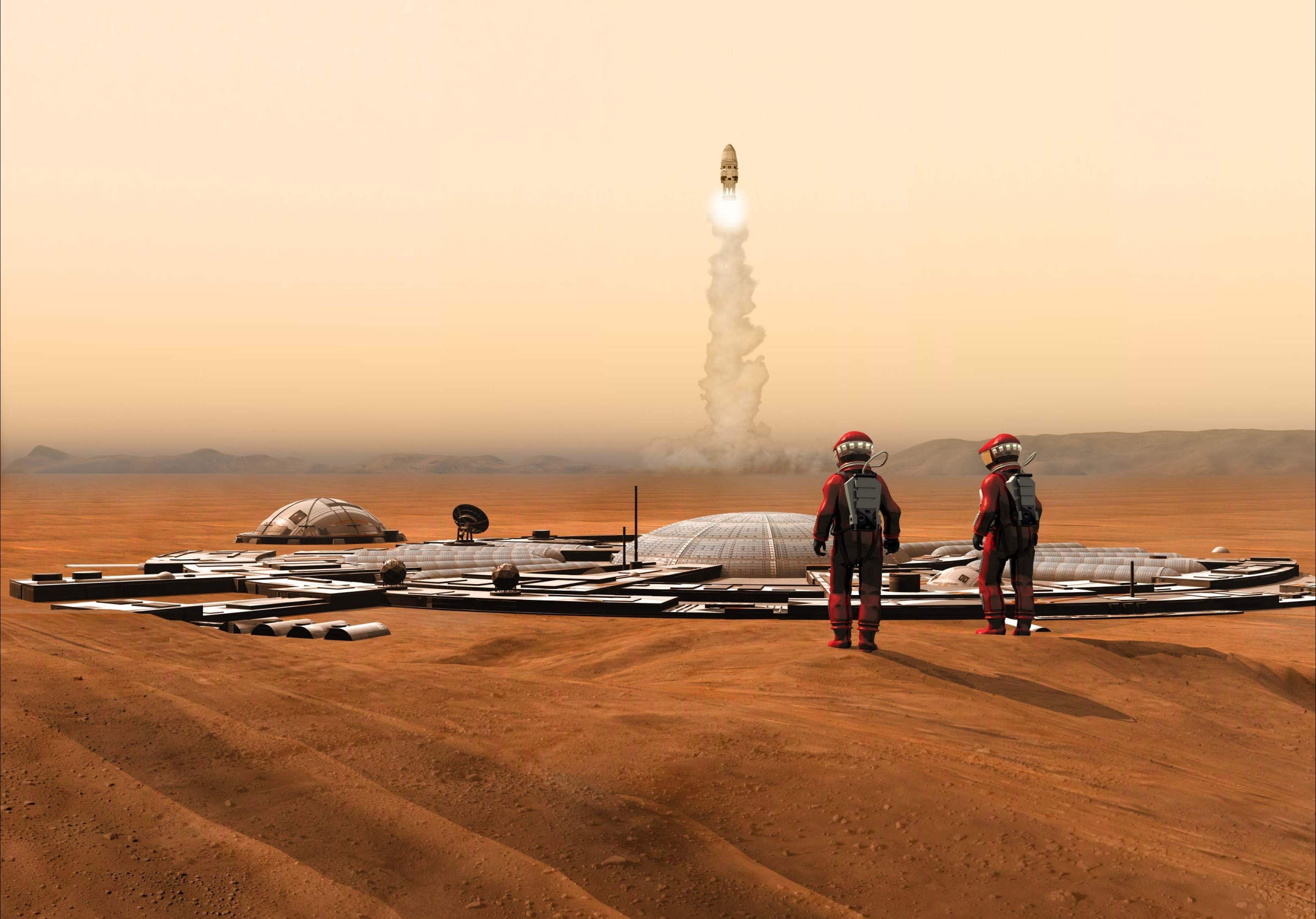 Самый длинный полет в космос. Колонизация Марса. Колонизация Марса Спейс Икс. Космический корабль для колонизации Марса. Марс фантастика.