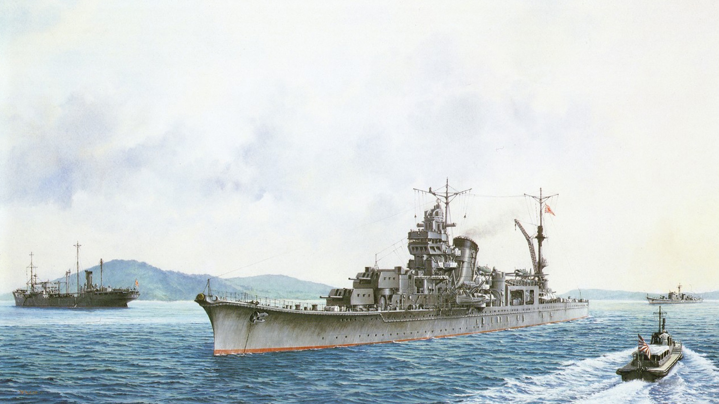 Военные флоты второй мировой войны. Японские крейсера второй мировой войны 1941-1945. Японские крейсера второй мировой войны. Крейсер Агано. Легкие крейсера Японии 2 мировой войны Агано.