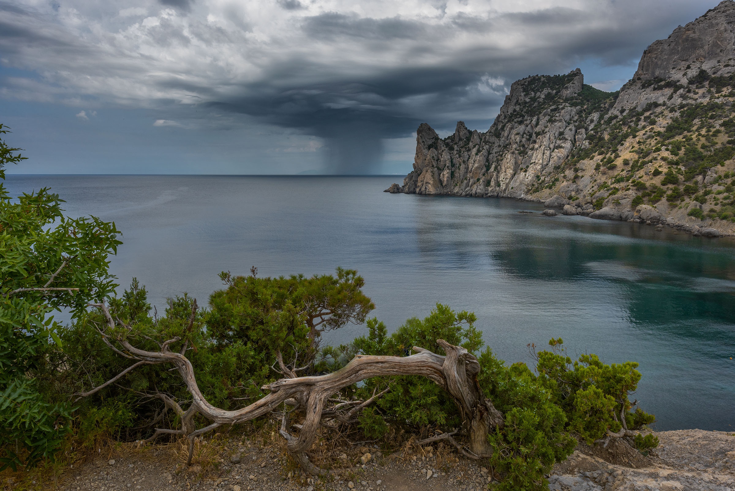 скалы в черном море