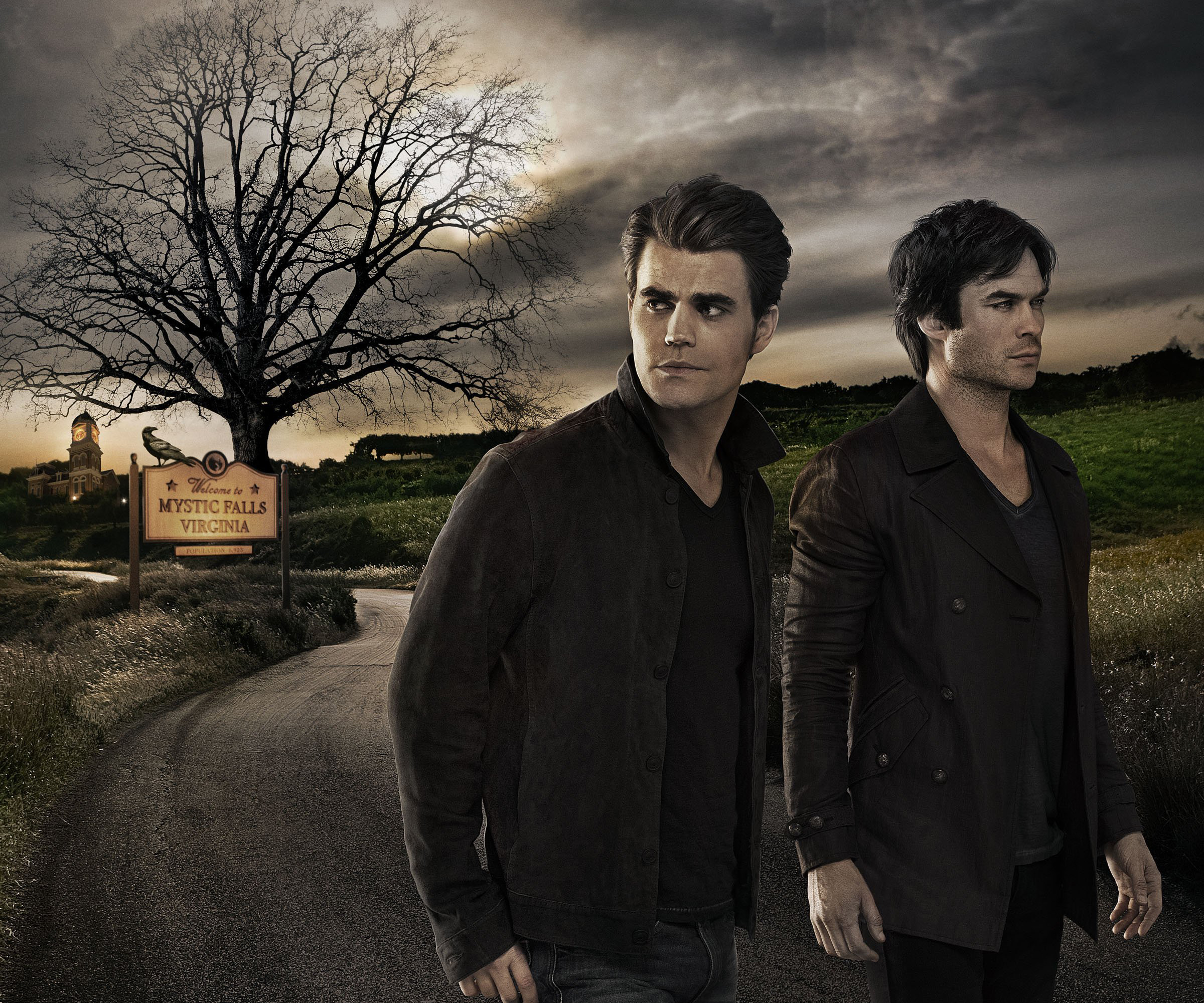 City, House, The Vampire Diaries, Darkness, Tree, Palace, Men, Ian Somerhal...