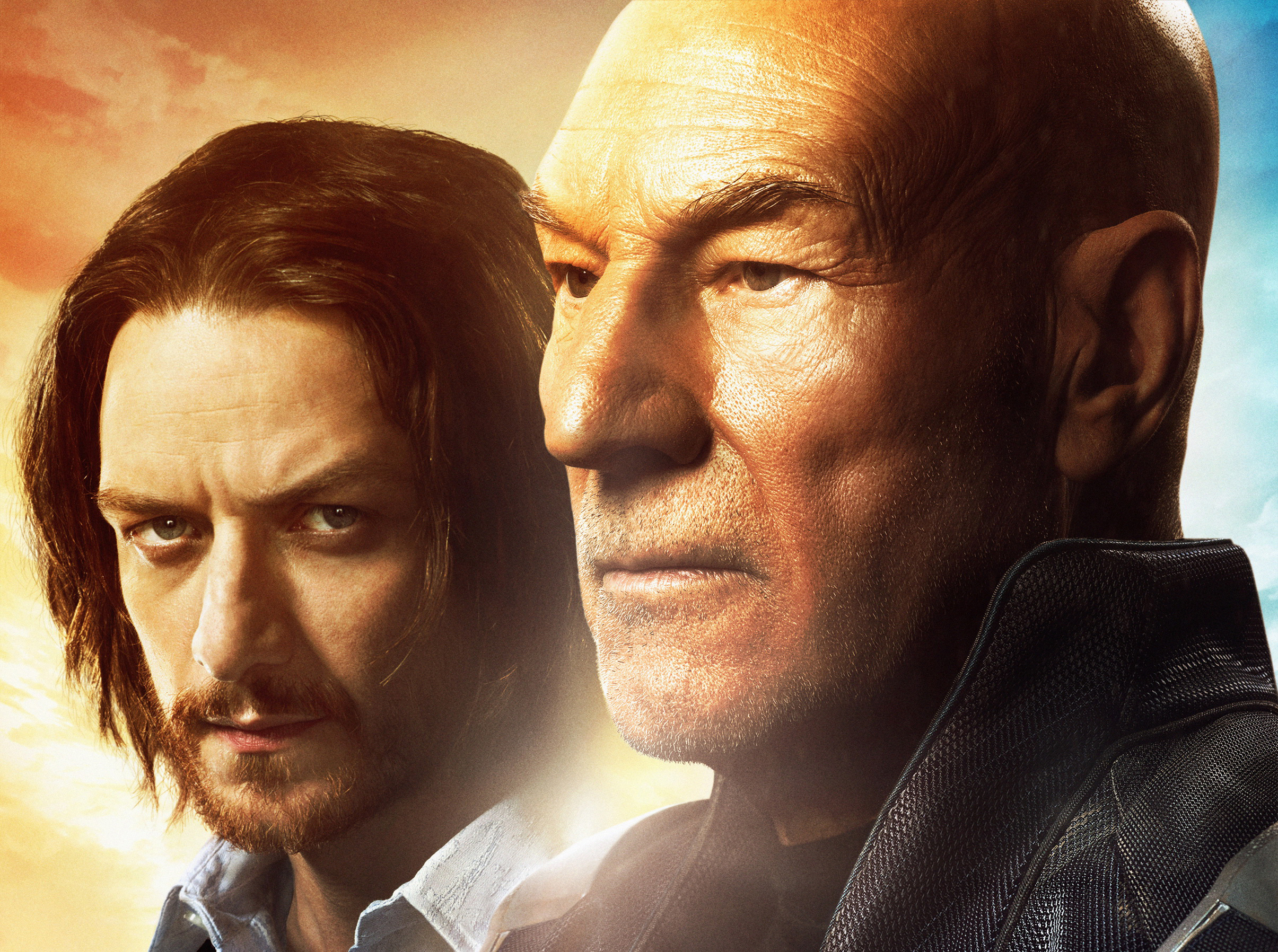 Обои James McAvoy, Patrick Stewart, Charles Xavier, Люди Икс: Дни минувшего  будущего, X-Men: Days of Future Past на телефон и рабочий стол, раздел  фильмы, разрешение 2410x1796 - скачать