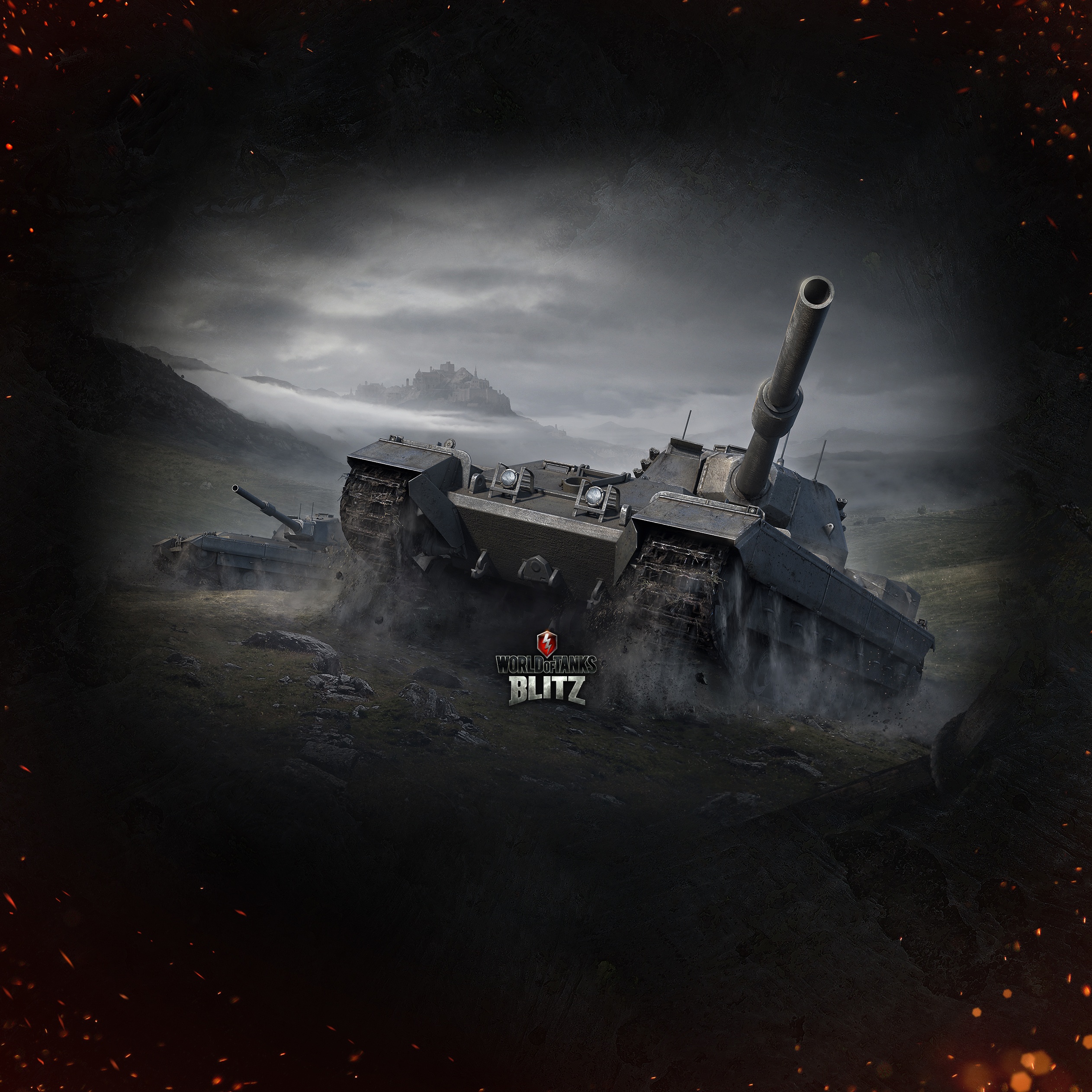 Обои World of Tanks, Мир Танков, Wargaming Net, Тяжёлый Танк, WoTB, Blitz, WoT:  Blitz, World of Tanks: Blitz на телефон и рабочий стол, раздел игры,  разрешение 2524x2524 - скачать