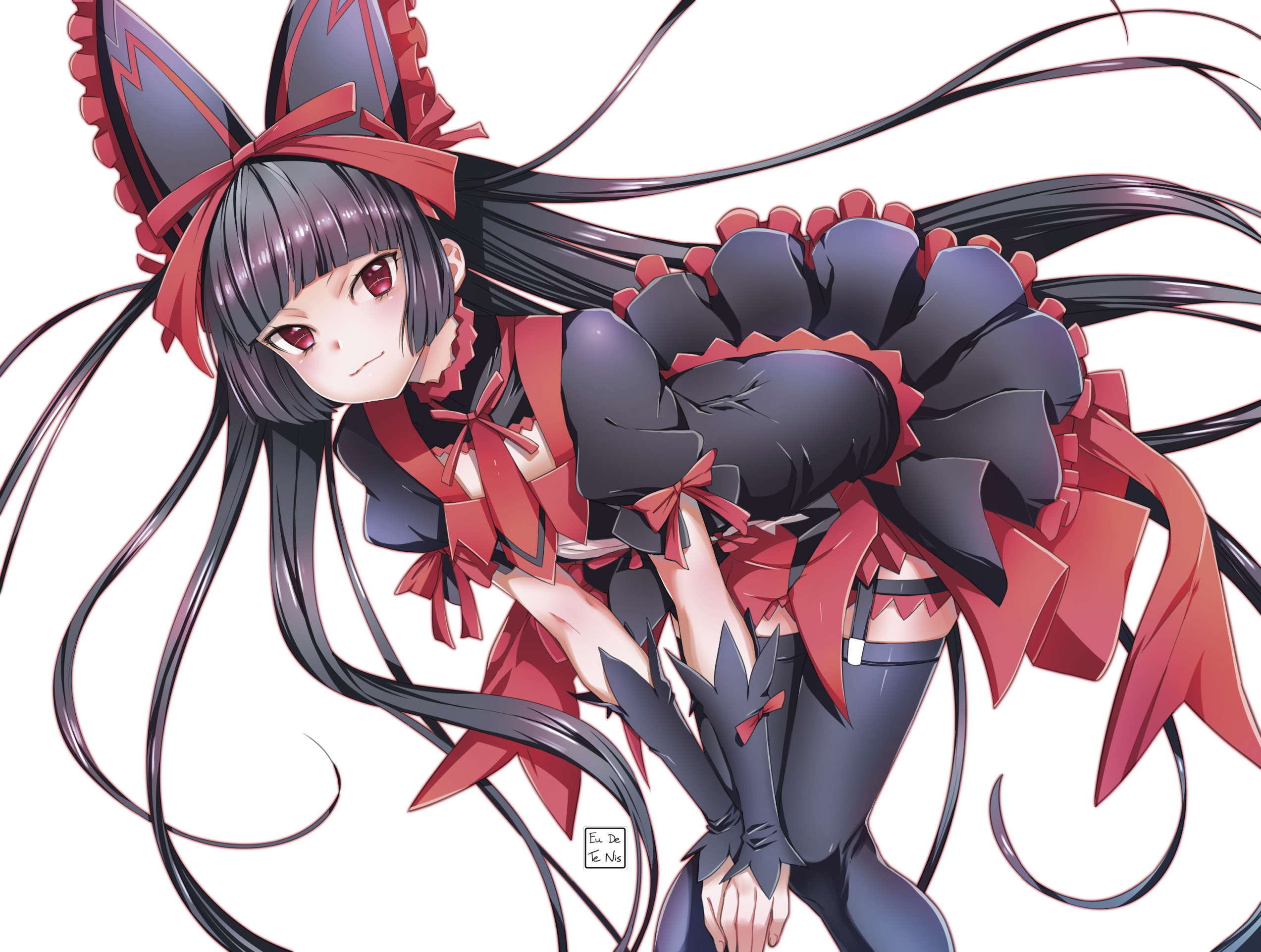 Скачать обои Аниме, Арт, Жнец, Rory Mercury, Gate: Jieitai Kanochi nite  Kaku Tatakaeri, Апостол, Рори Меркури, раздел арт в разрешении 2546x1922