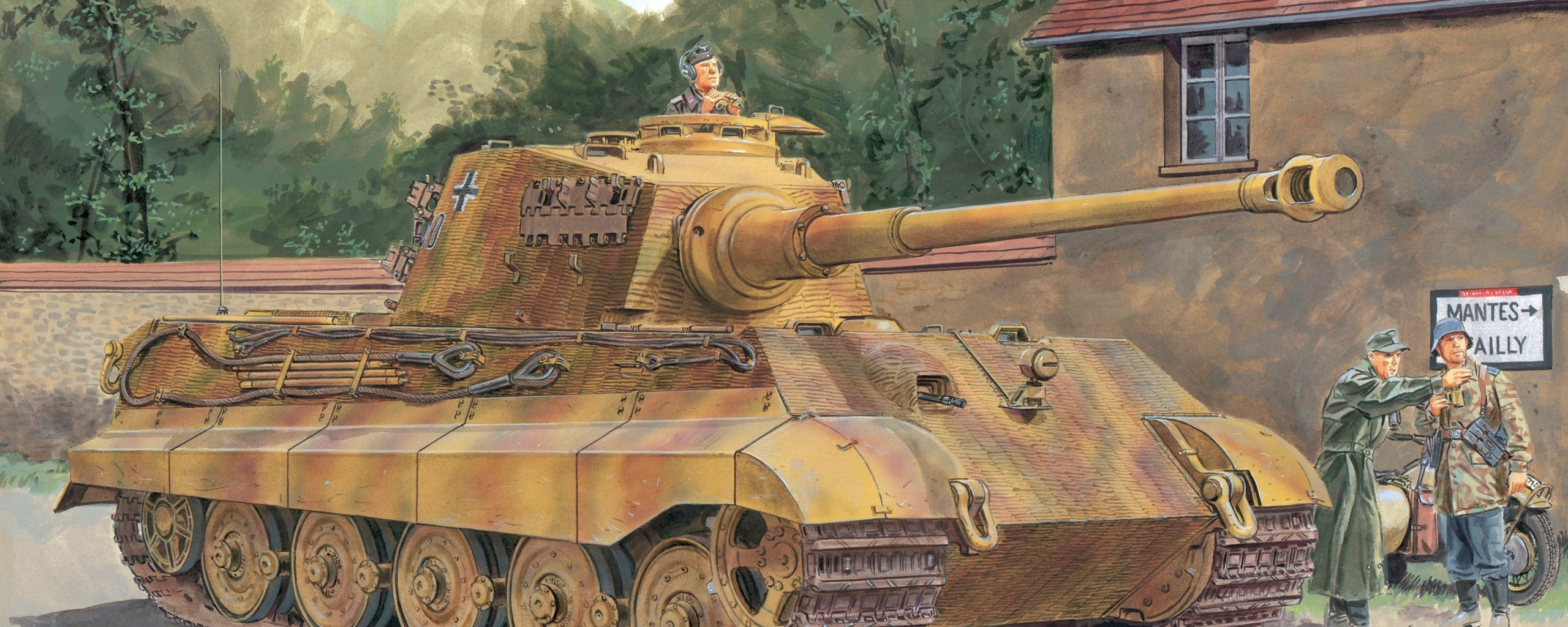 Немецкий танк там. Королевский тигр танк. Королевский тигр Хеншель.