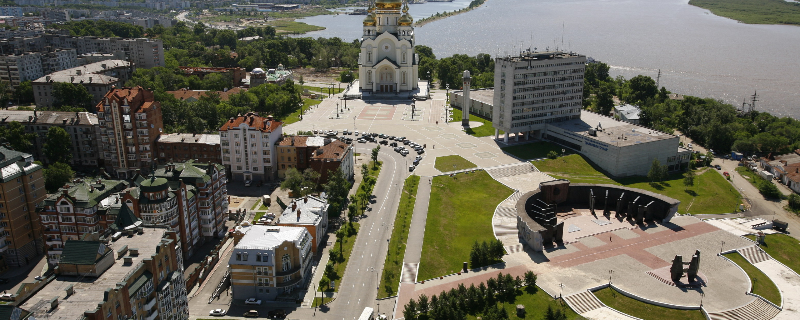 Обои город Хабаровск