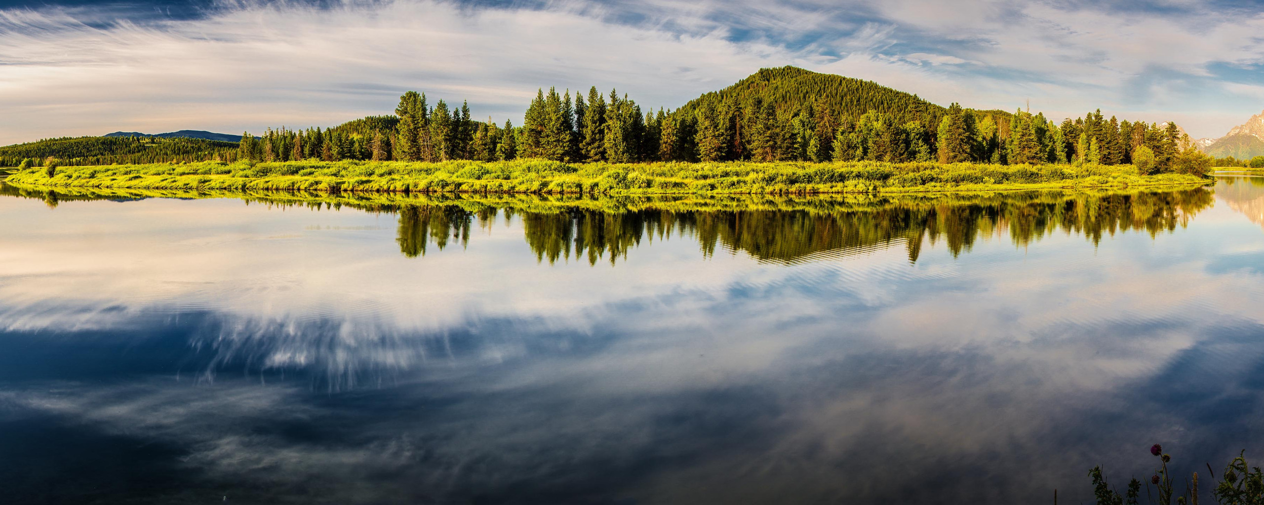 панорама озера