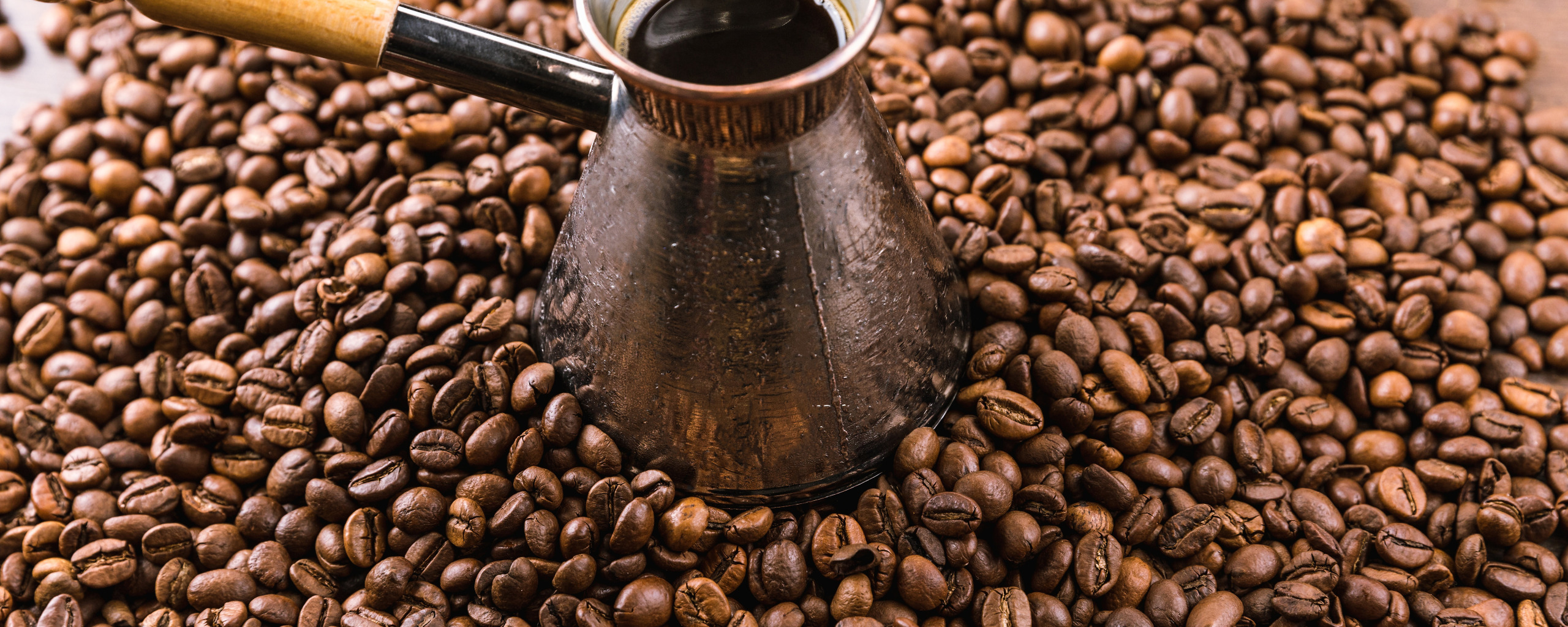 Зерновой кофе в турке