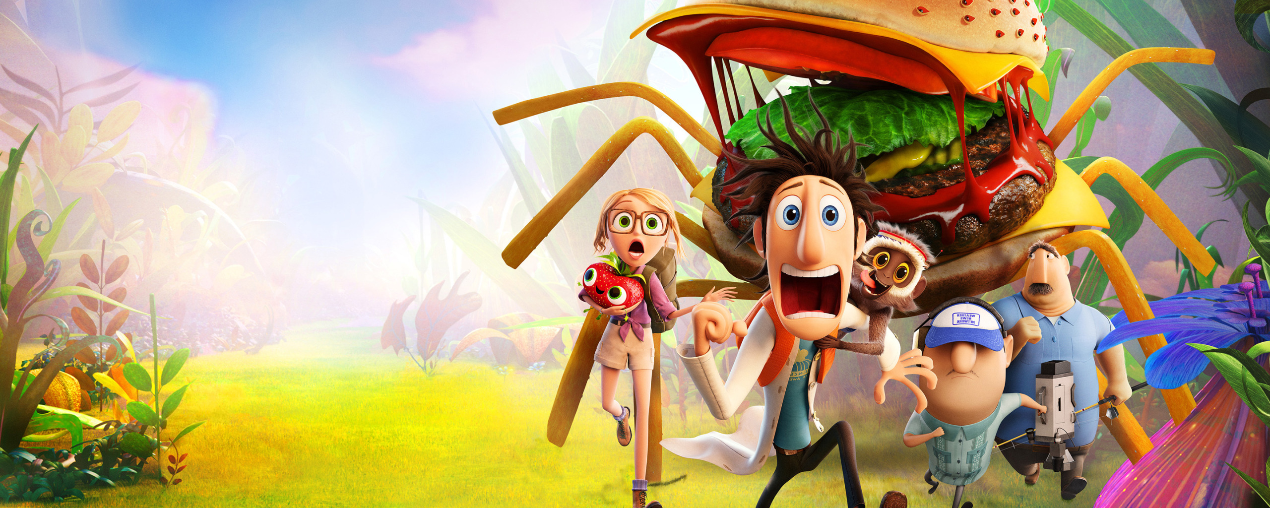 Большое путешествие люськи и фрикадельки. Cloudy with a chance of Meatballs. Облачно возможны осадки в виде фрикаделек.