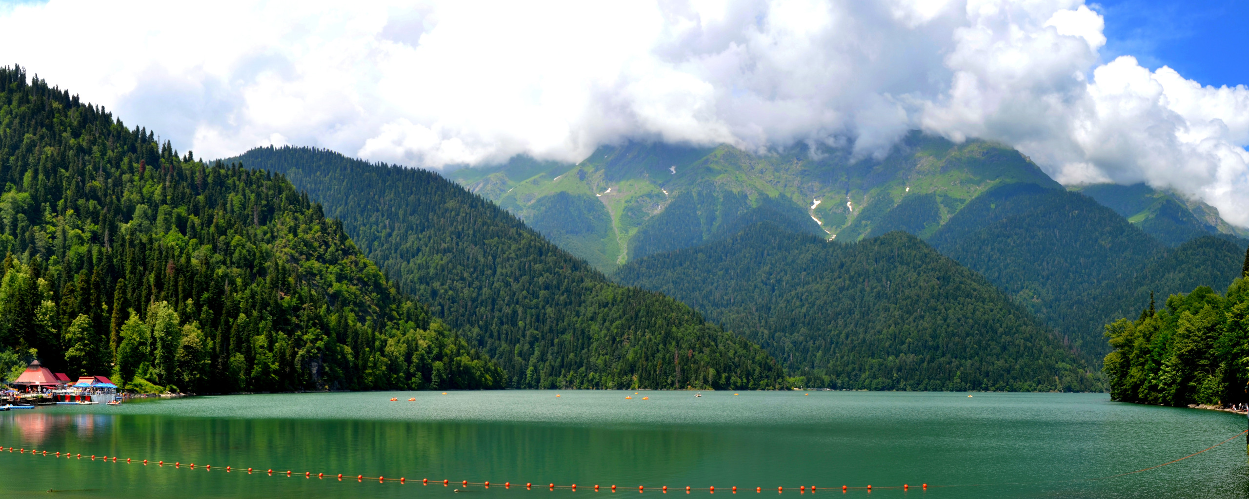 Озеро Рица Абхазия. Времена года абхазия